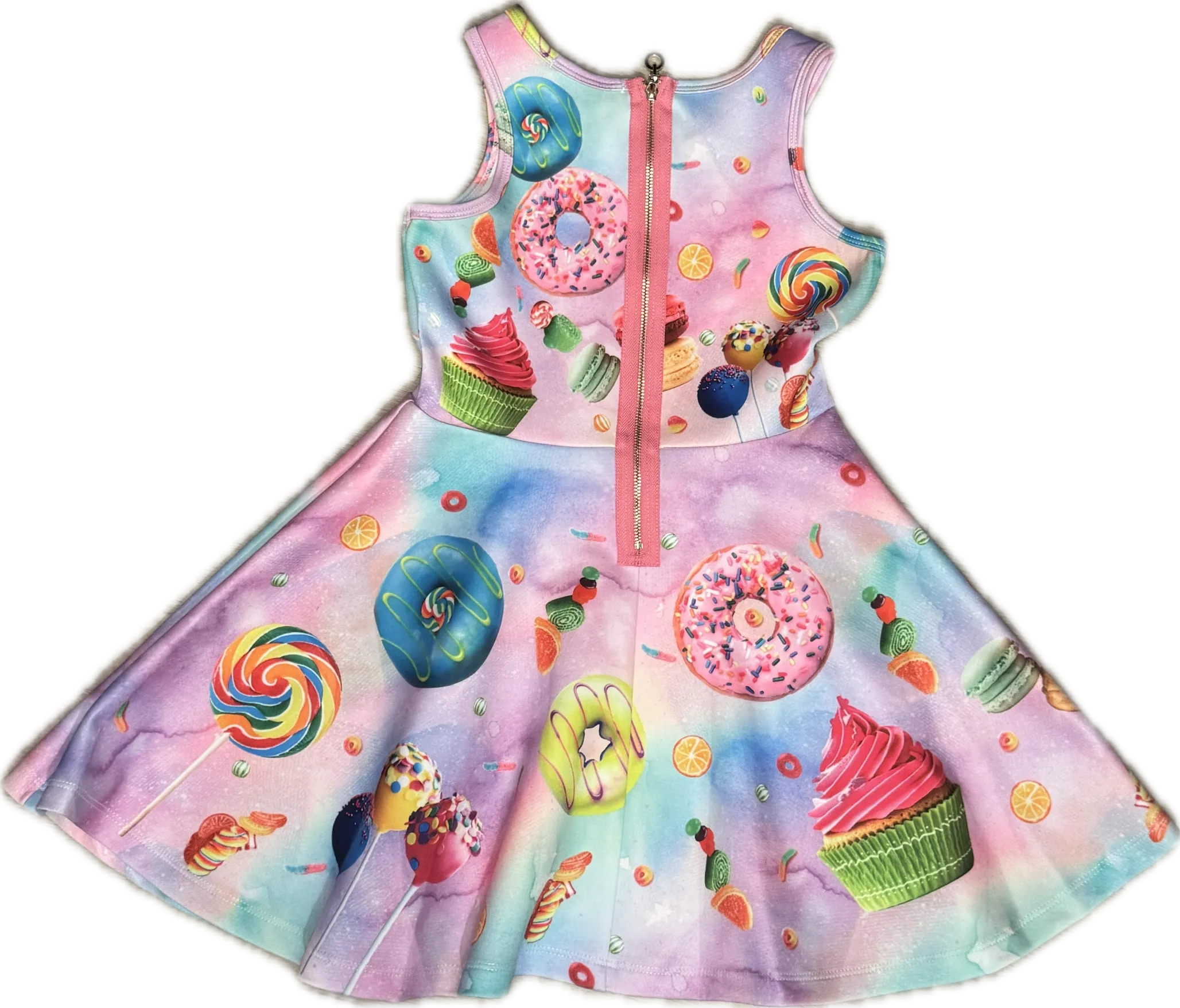 Baby Sara- Donut & Cupcake Flare Dress
