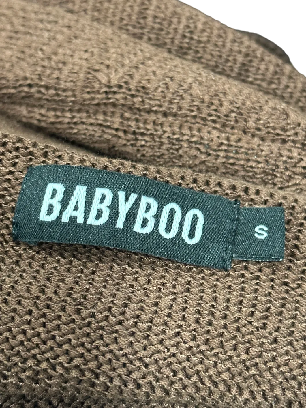 Babyboo Brown Cut-Out Maxi Dress S
