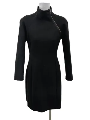 Back Turtleneck Zip Dress