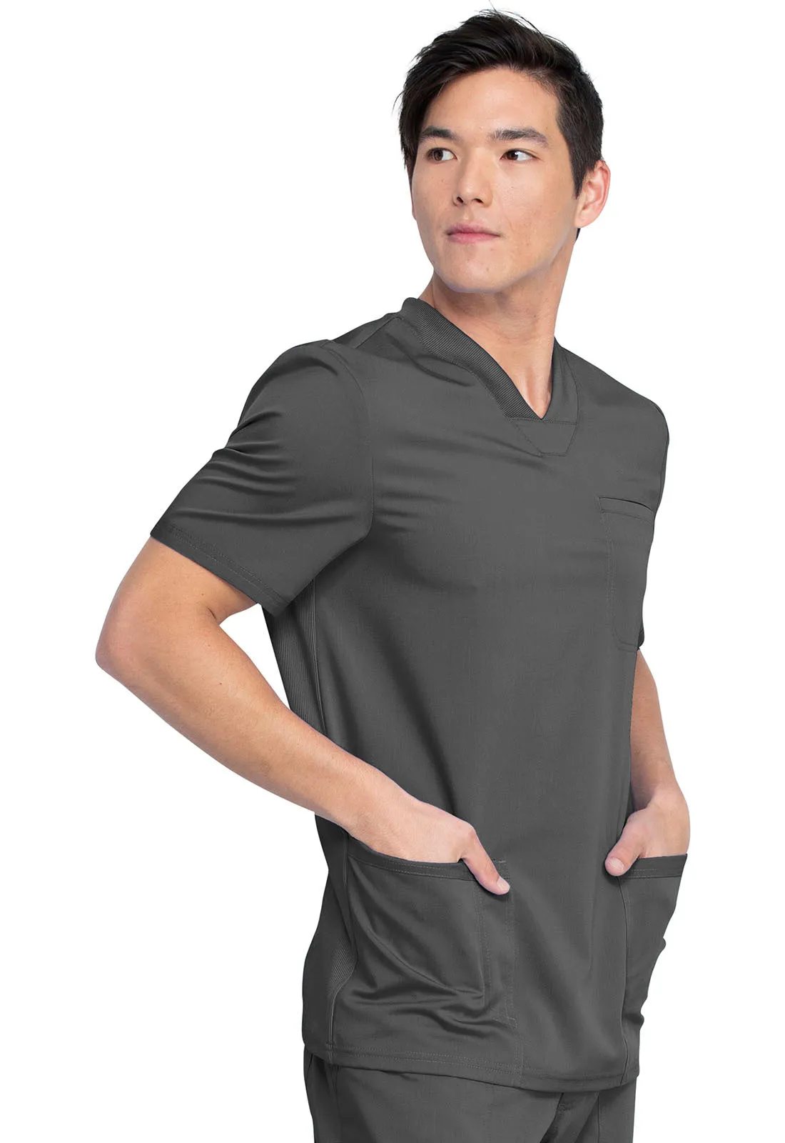 Balance DK845 Men's V-Neck Top Pewter
