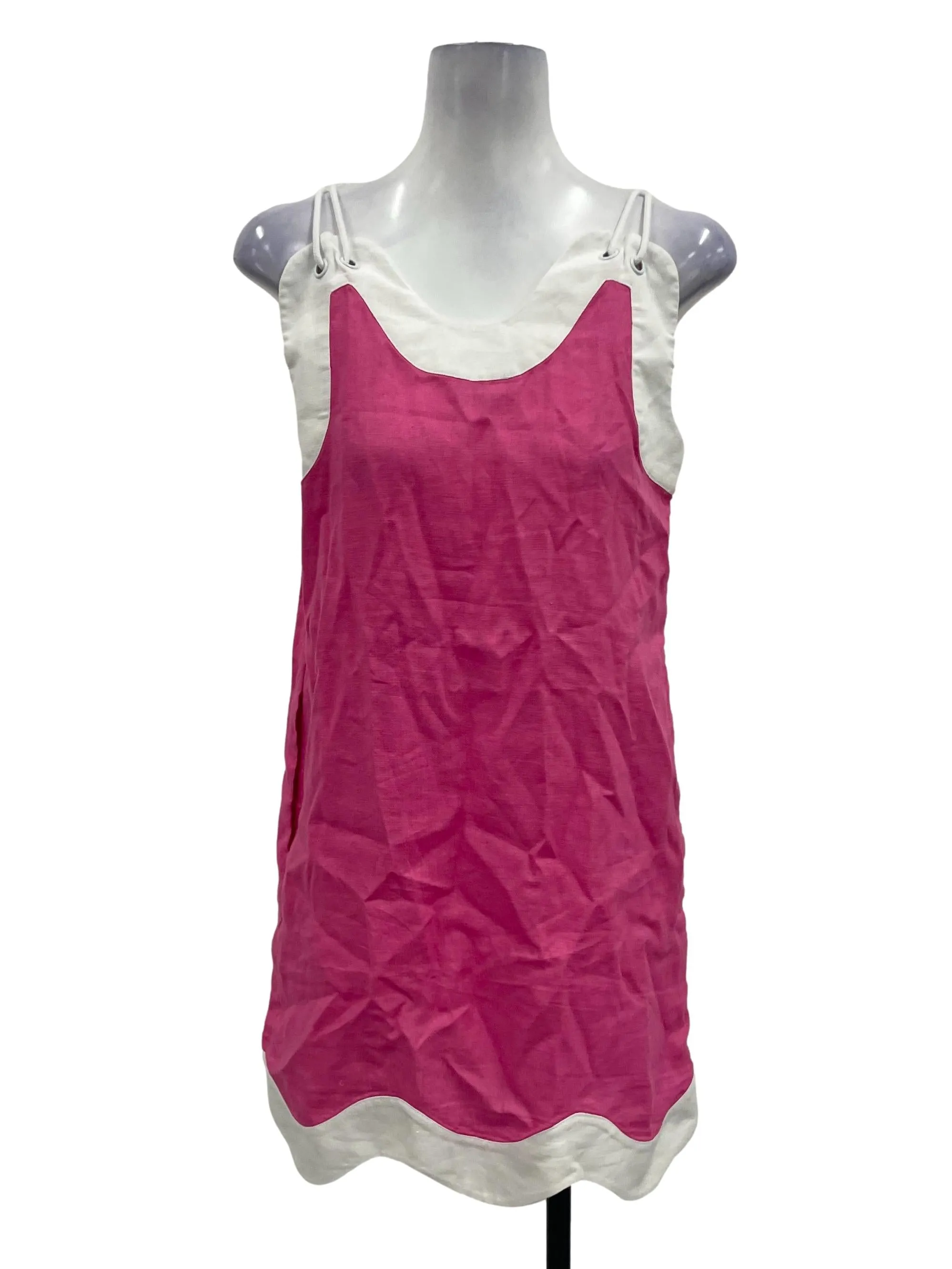 Barbie Pink Scallop Spag  Dress
