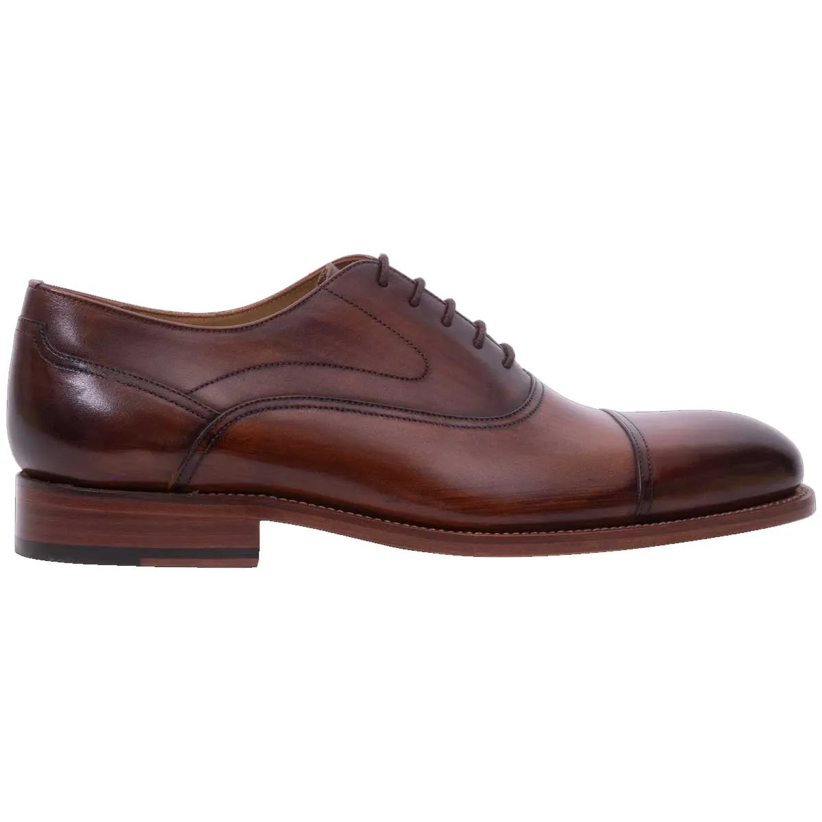 BARKER Cherwell Shoes - Mens - Hand Brushed Brown