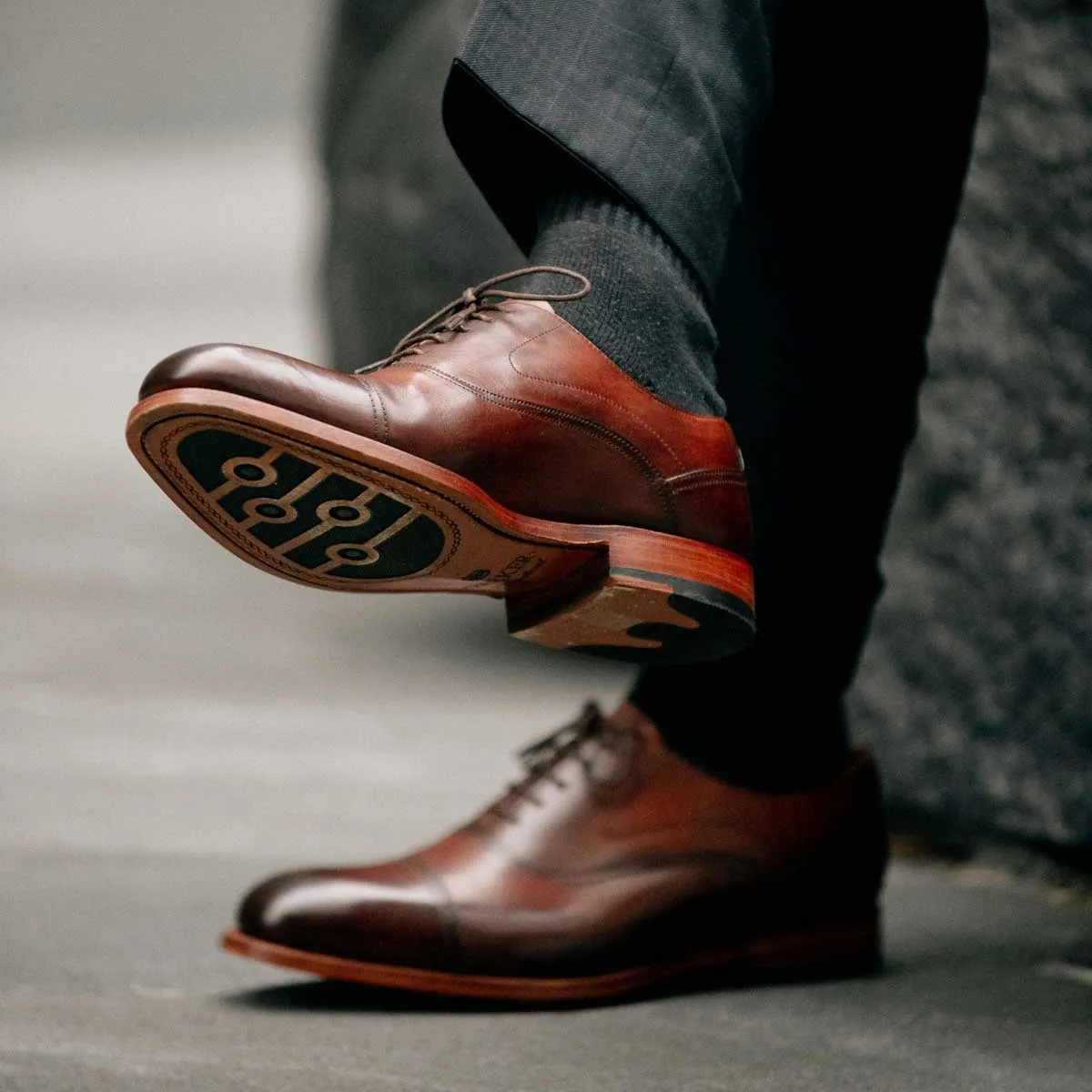 BARKER Cherwell Shoes - Mens - Hand Brushed Brown