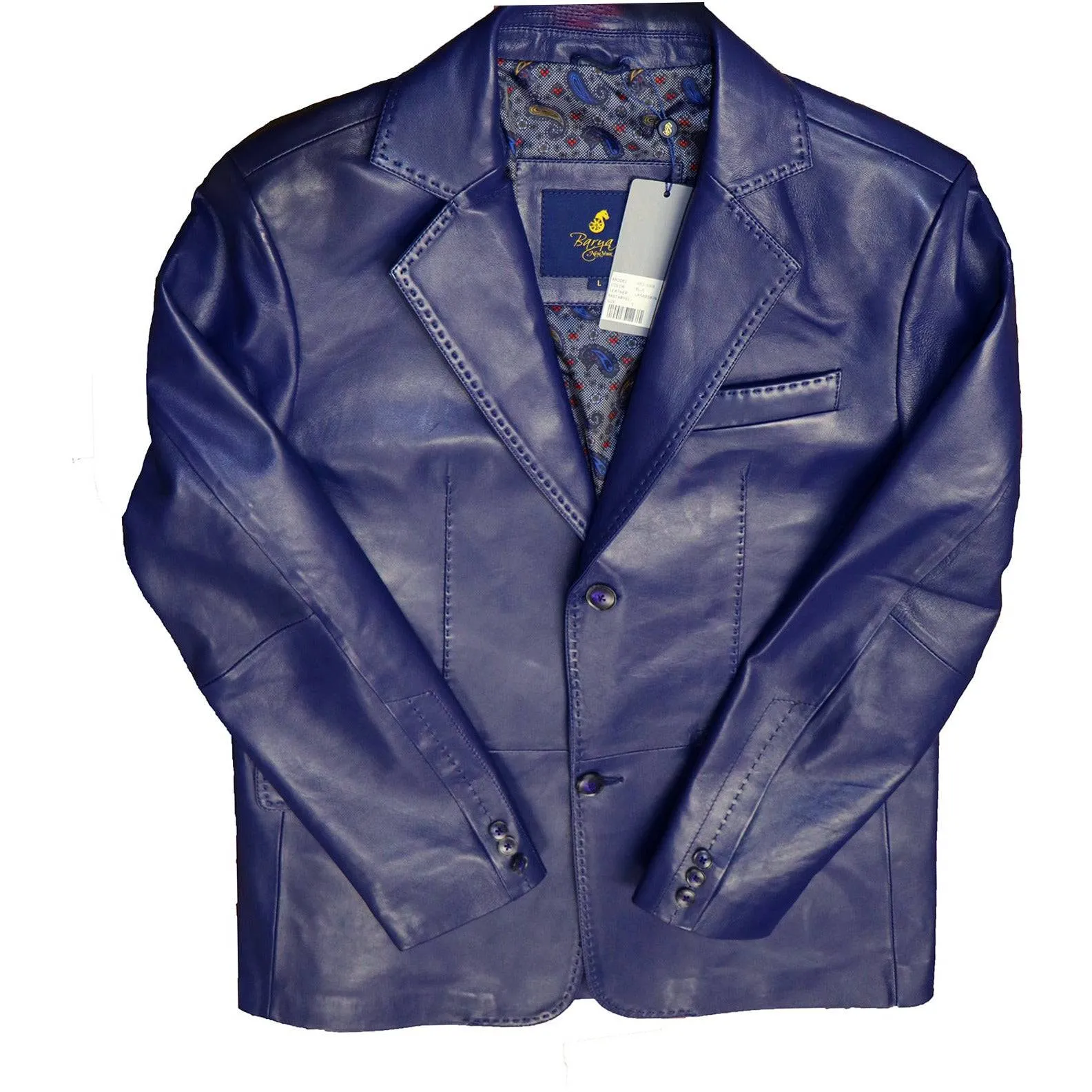 Barya New York Men's leather Blazer Jacket