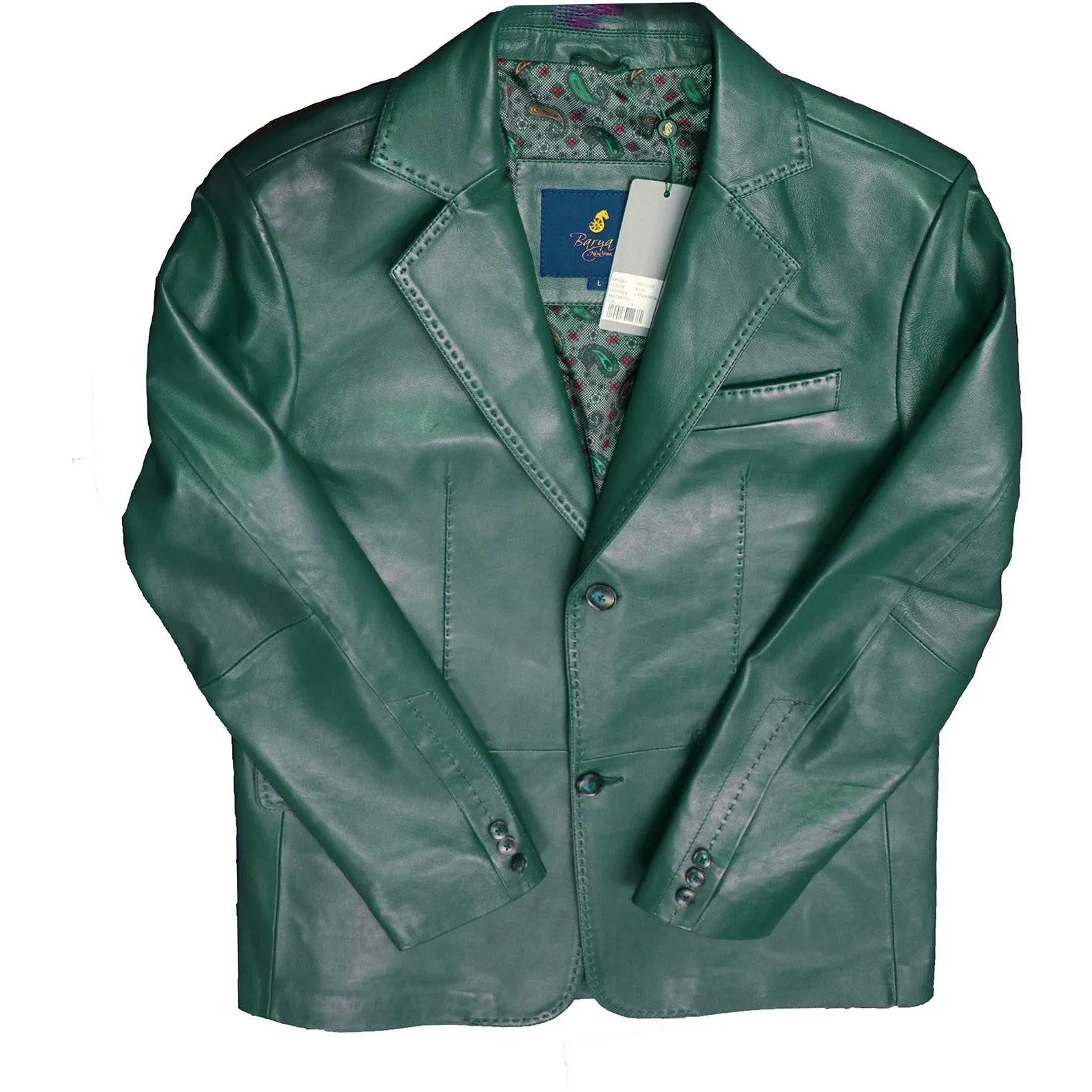 Barya New York Men's leather Blazer Jacket