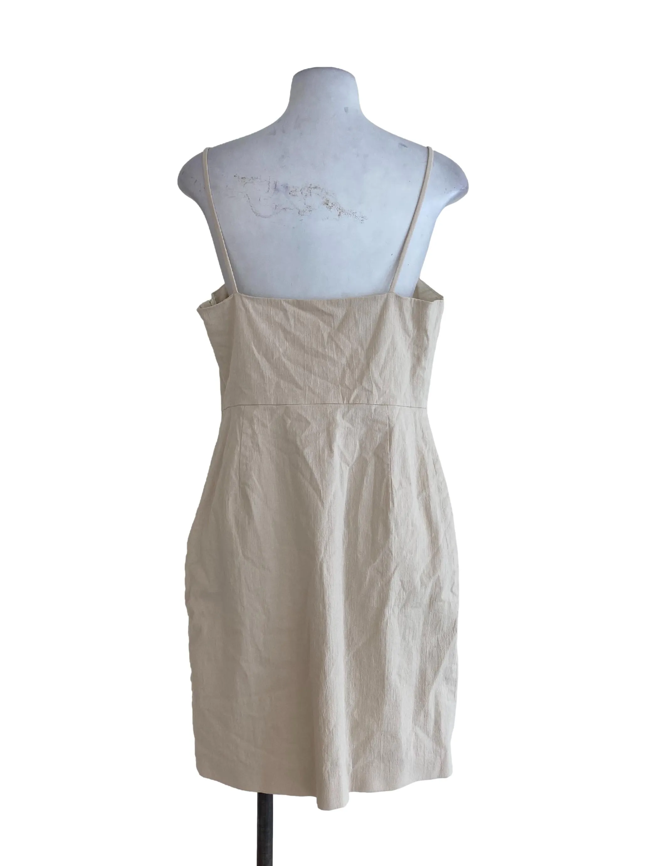 Beige A Line Dress OSN