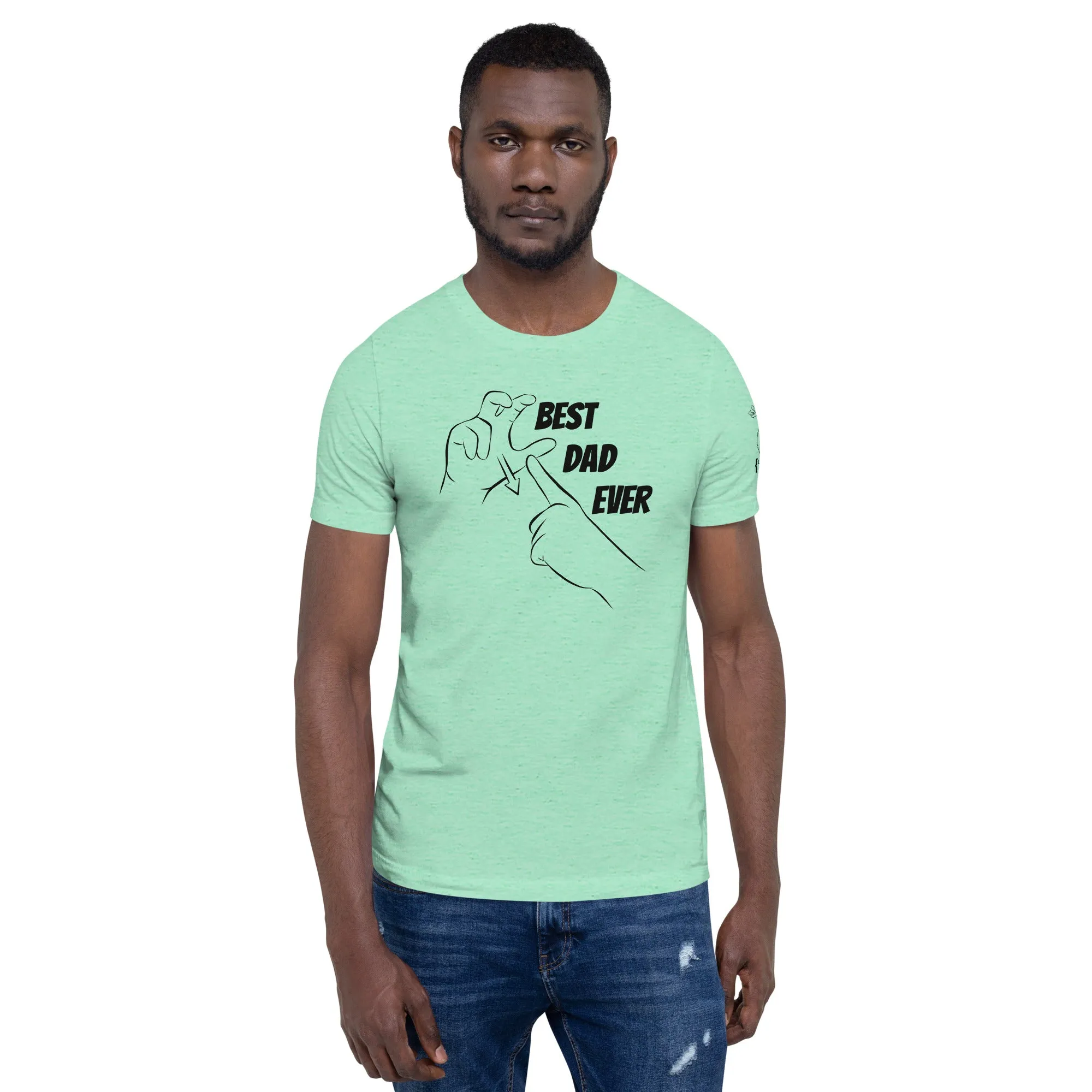 Best Dad Ever (CHAMP) Short Sleeve Tee [100% Cotton]