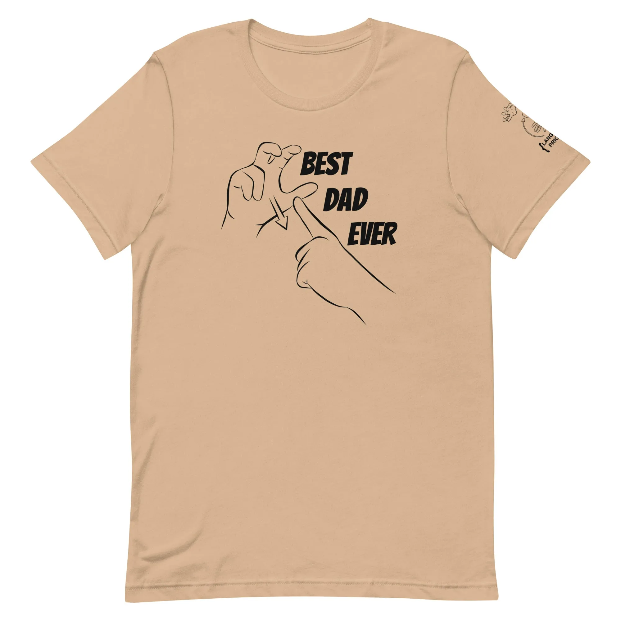 Best Dad Ever (CHAMP) Short Sleeve Tee [100% Cotton]