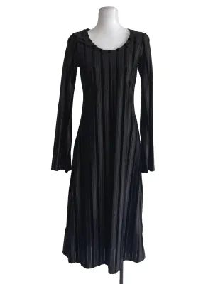Black And Green Striped Dress