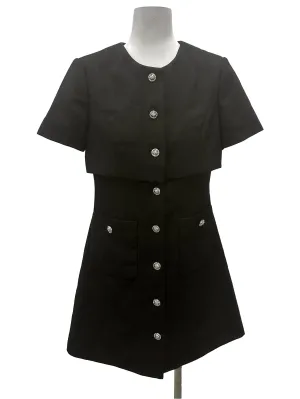 Black Button Down Dress