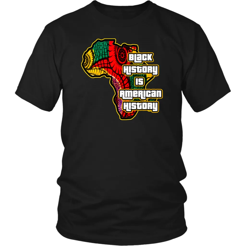 Black History is American History Africa Shirt
