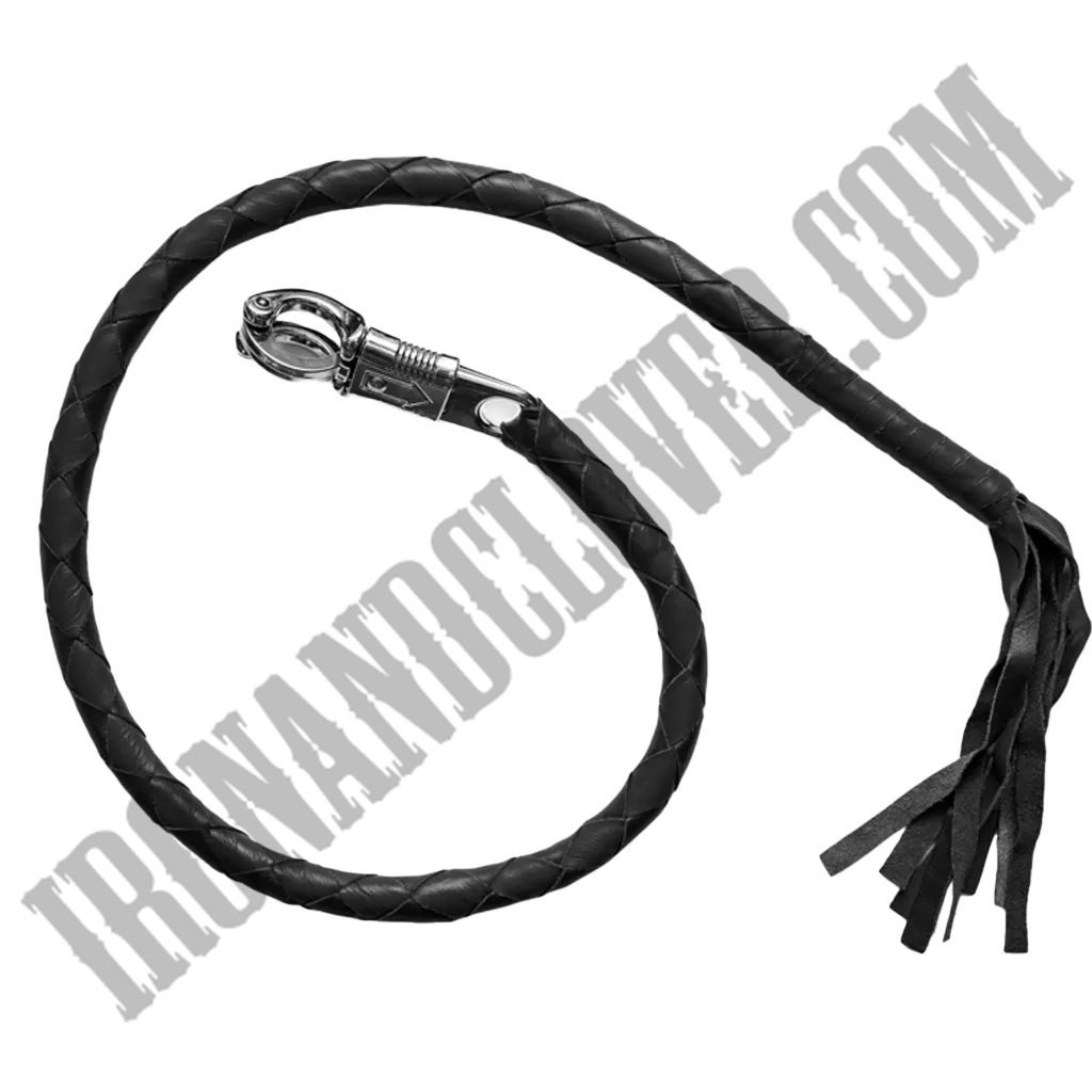 Black Leather Get Back Whip