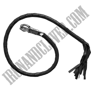 Black Leather Get Back Whip