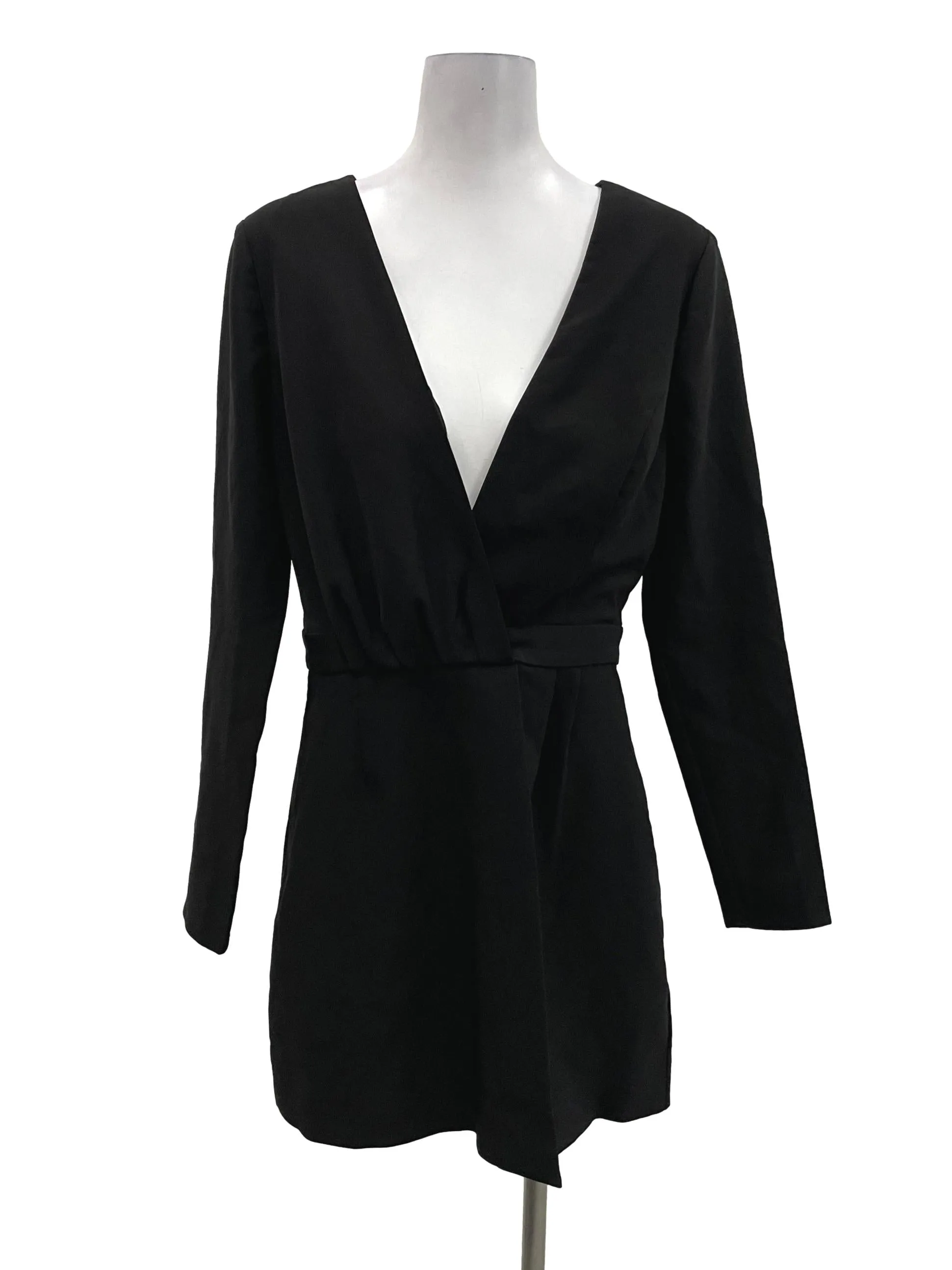 Black Low Back Dress