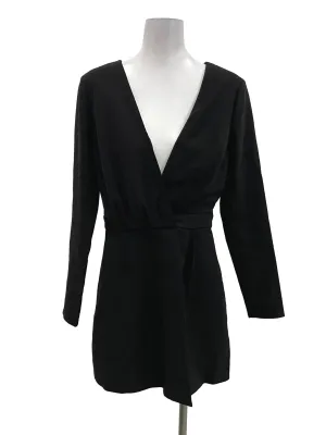 Black Low Back Dress