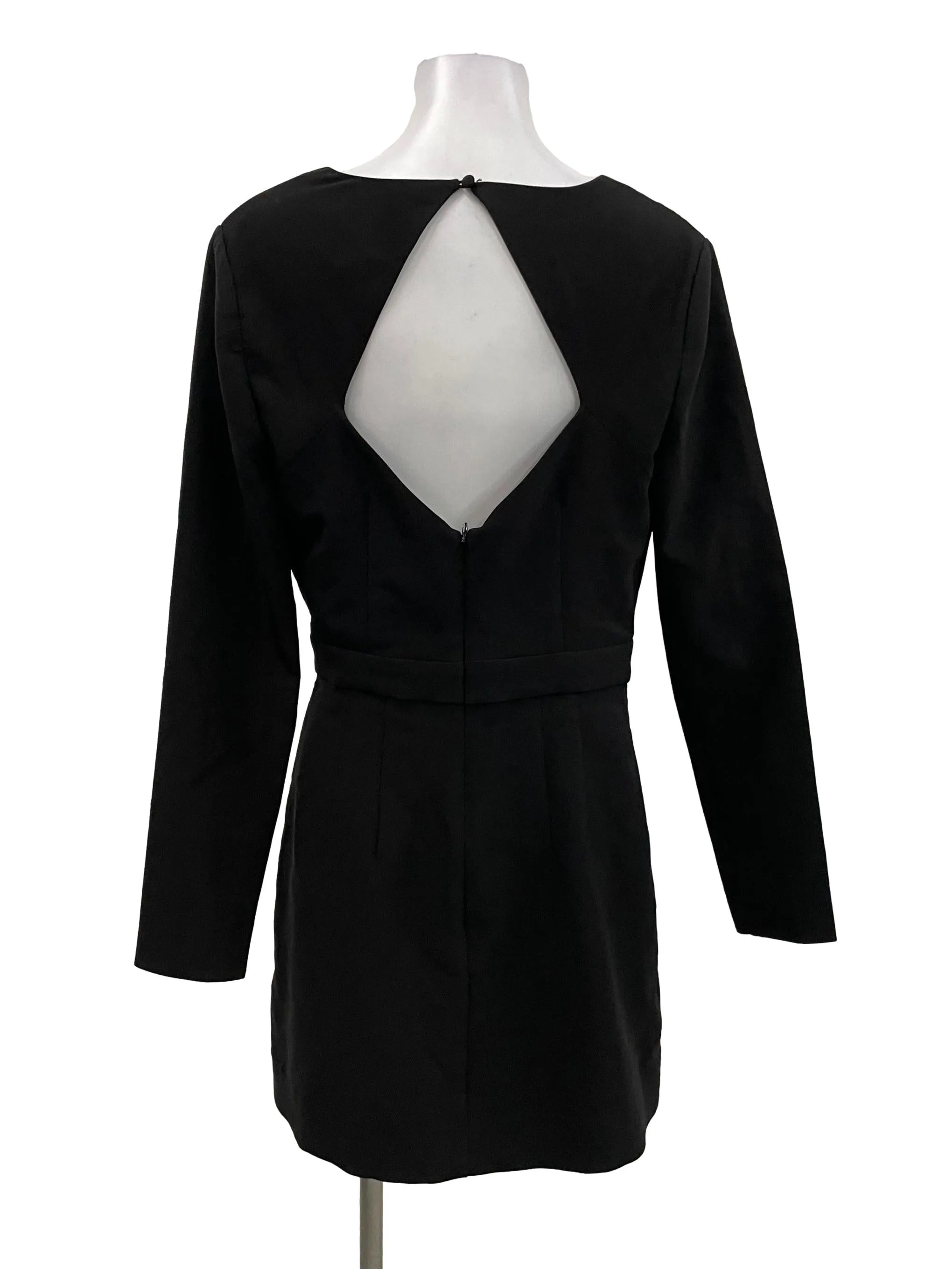 Black Low Back Dress