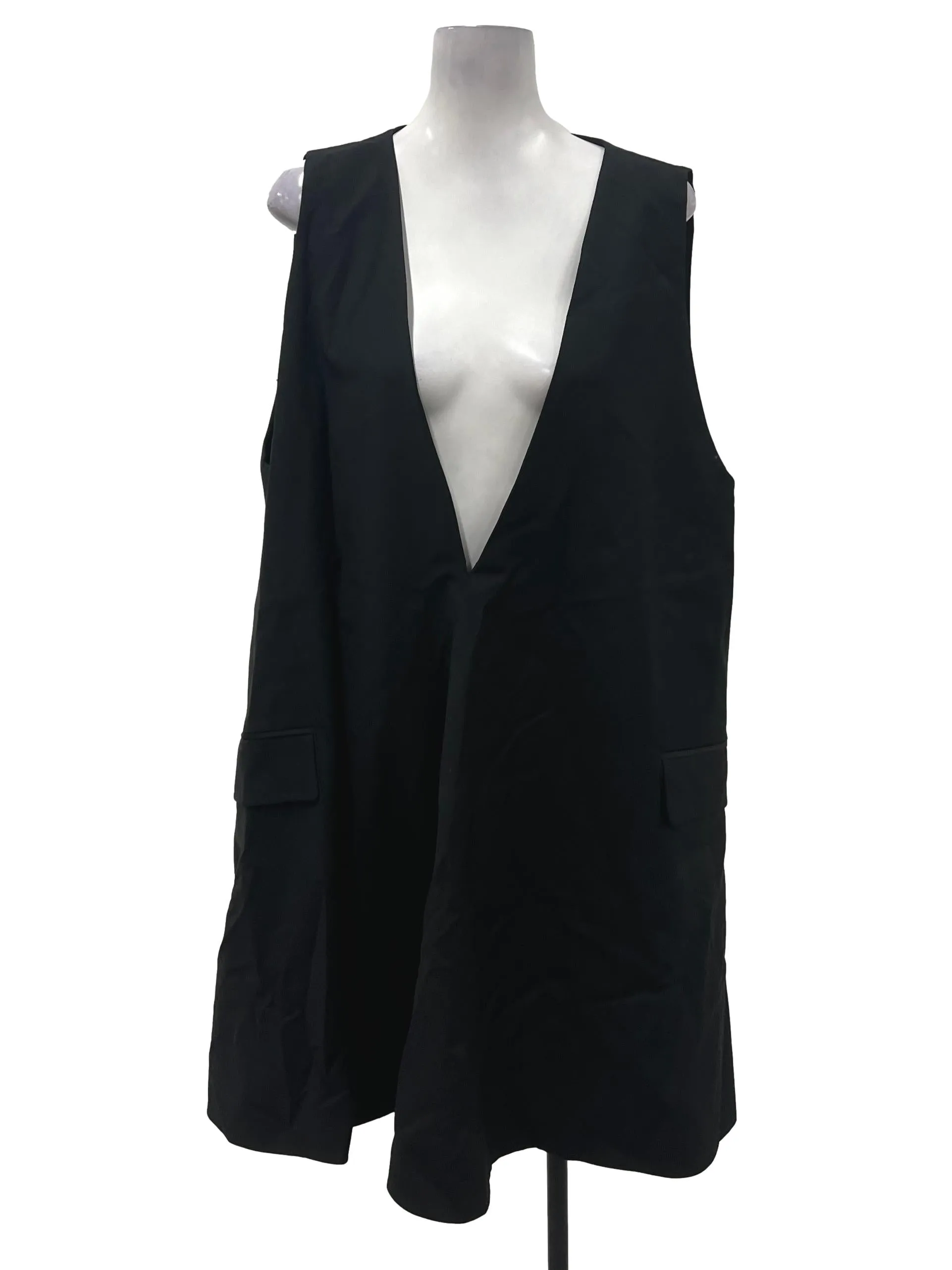 Black Low Cut Dress