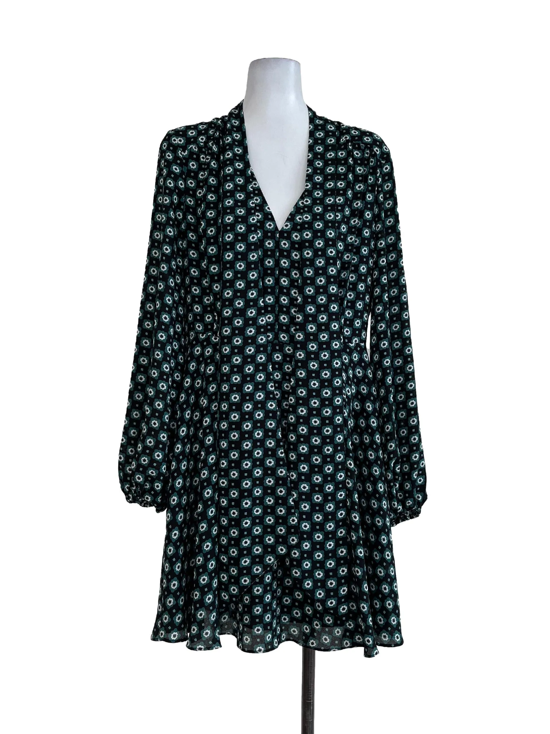 Black Printed Dress