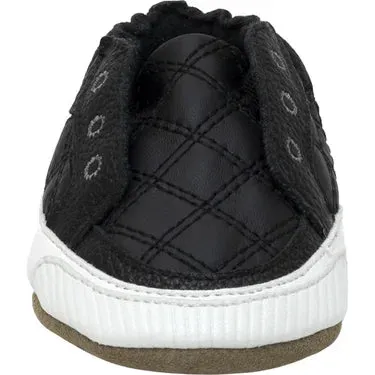 Black Quilted Stylish Steve Shoes