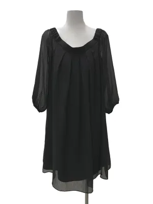 Black Round Neck Dress