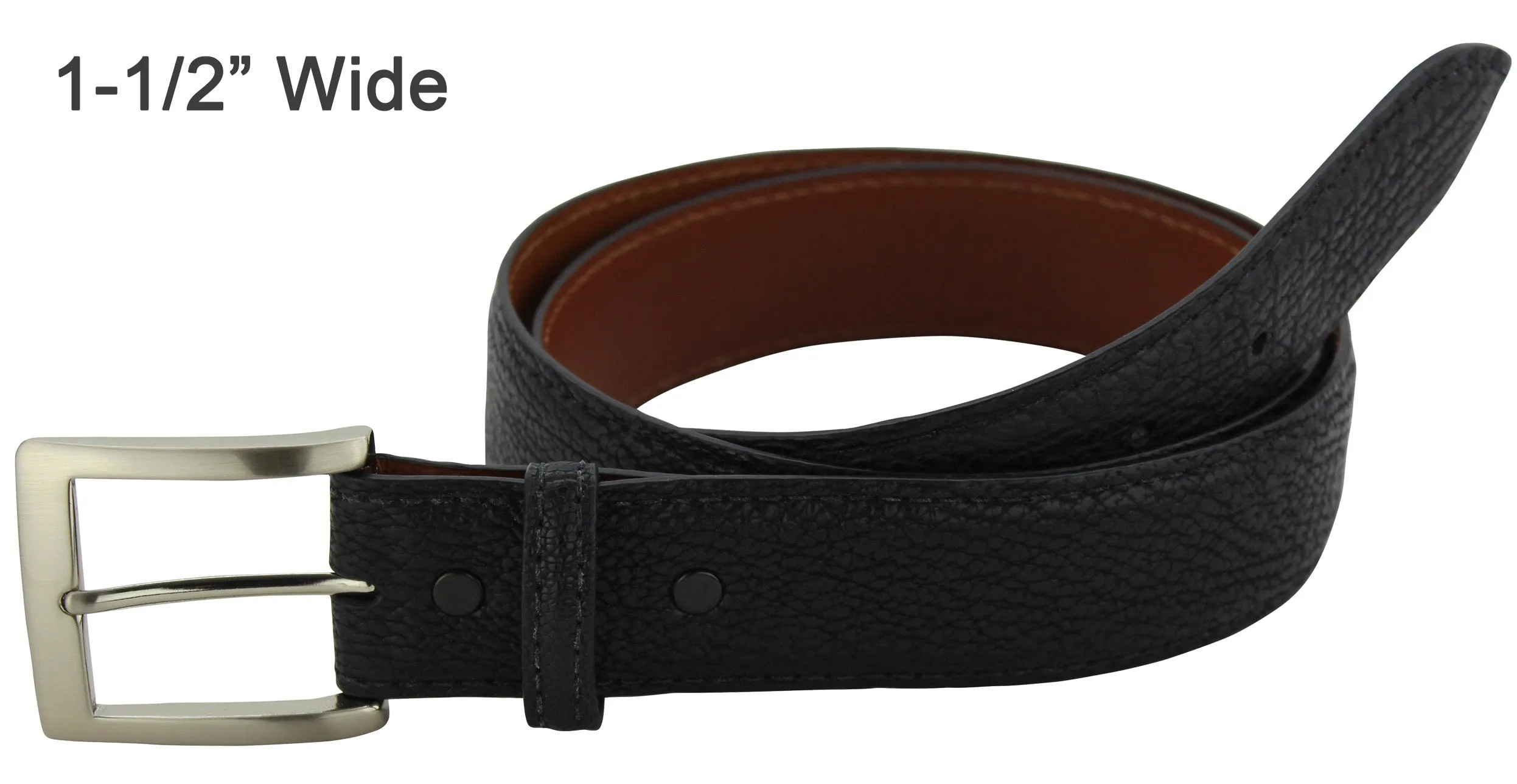 Black Shark Designer Full Grain Leather Belt for Men **Made To Order Allow 5 To 6 Weeks To Ship