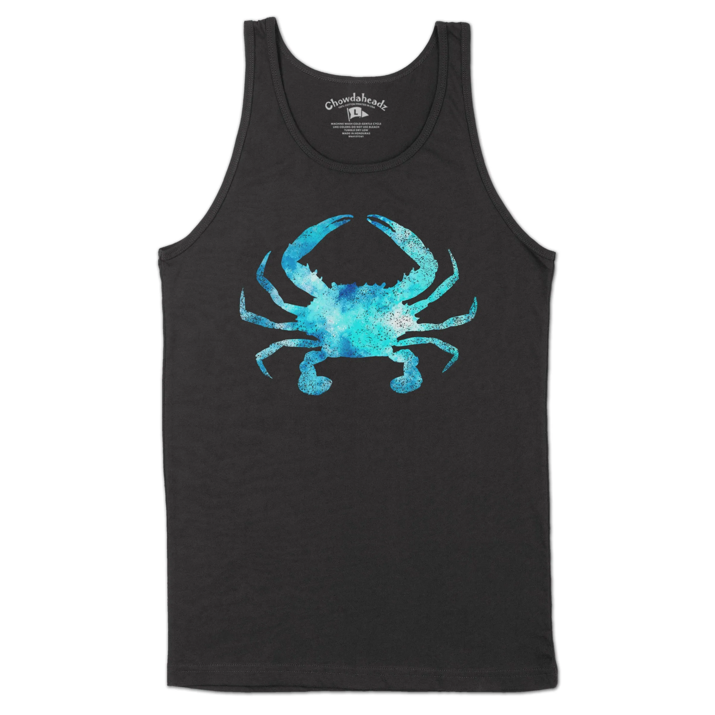 Blue Crab Watercolor Men's Tank Top
