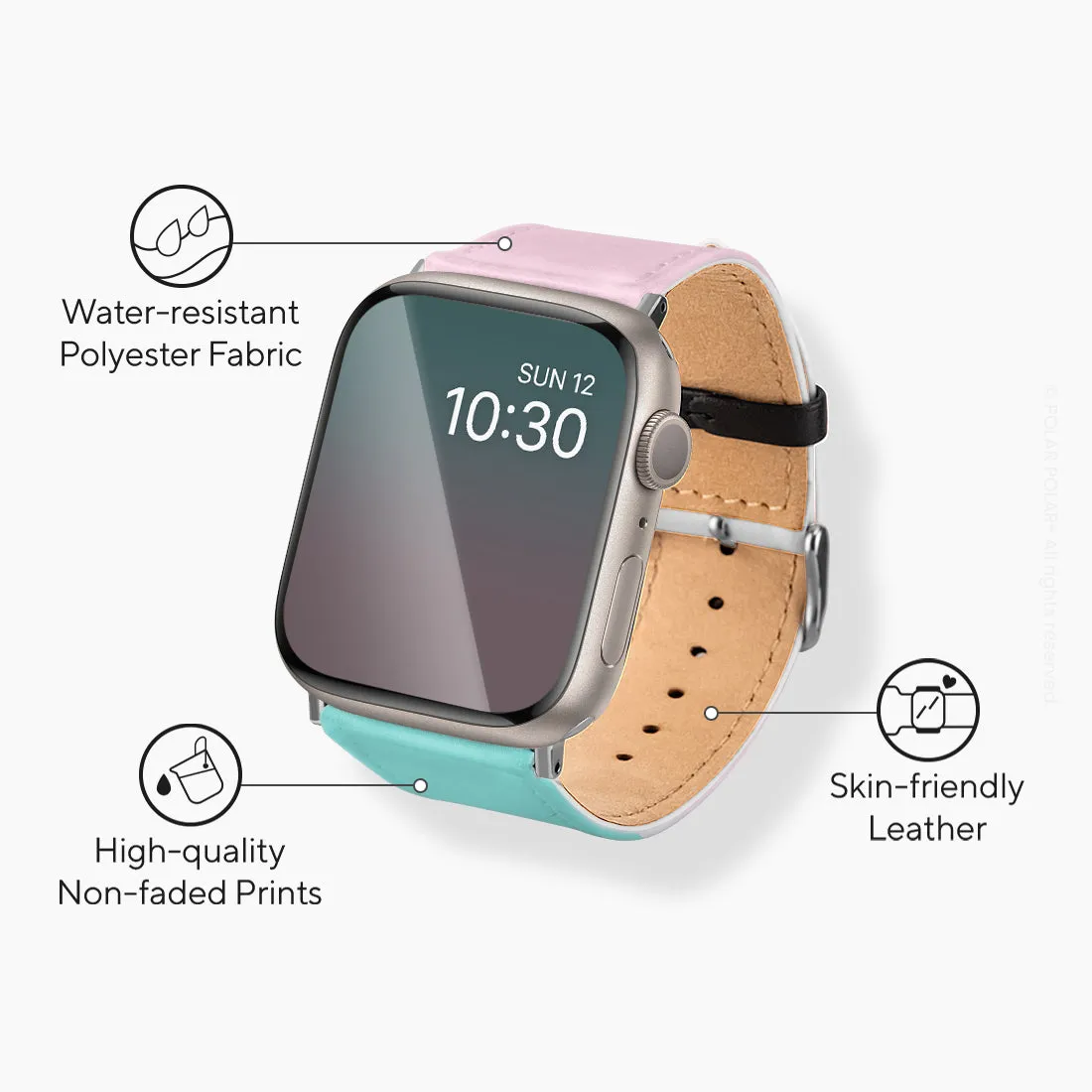 Blue Pink Pastel - Apple Watch Band