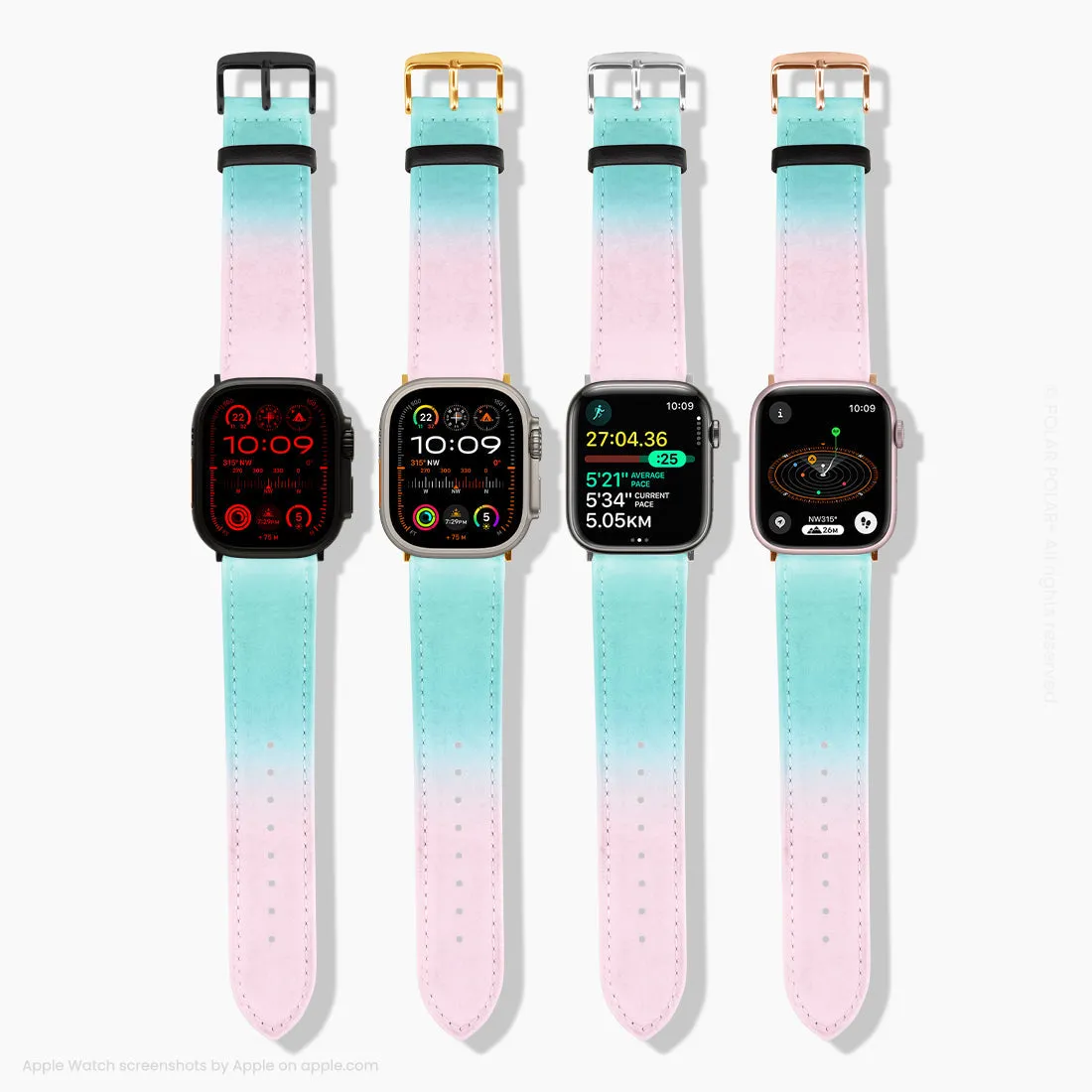 Blue Pink Pastel - Apple Watch Band