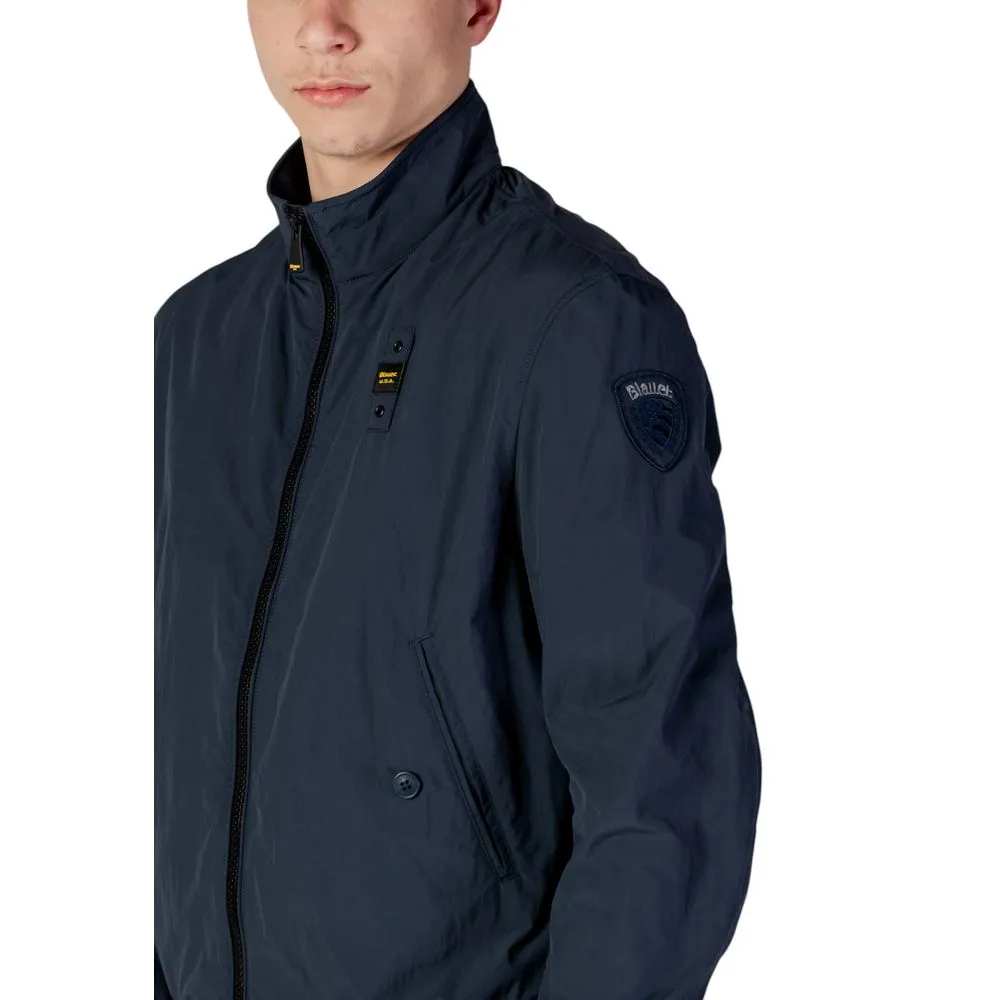 Blue Polyamide Jacket