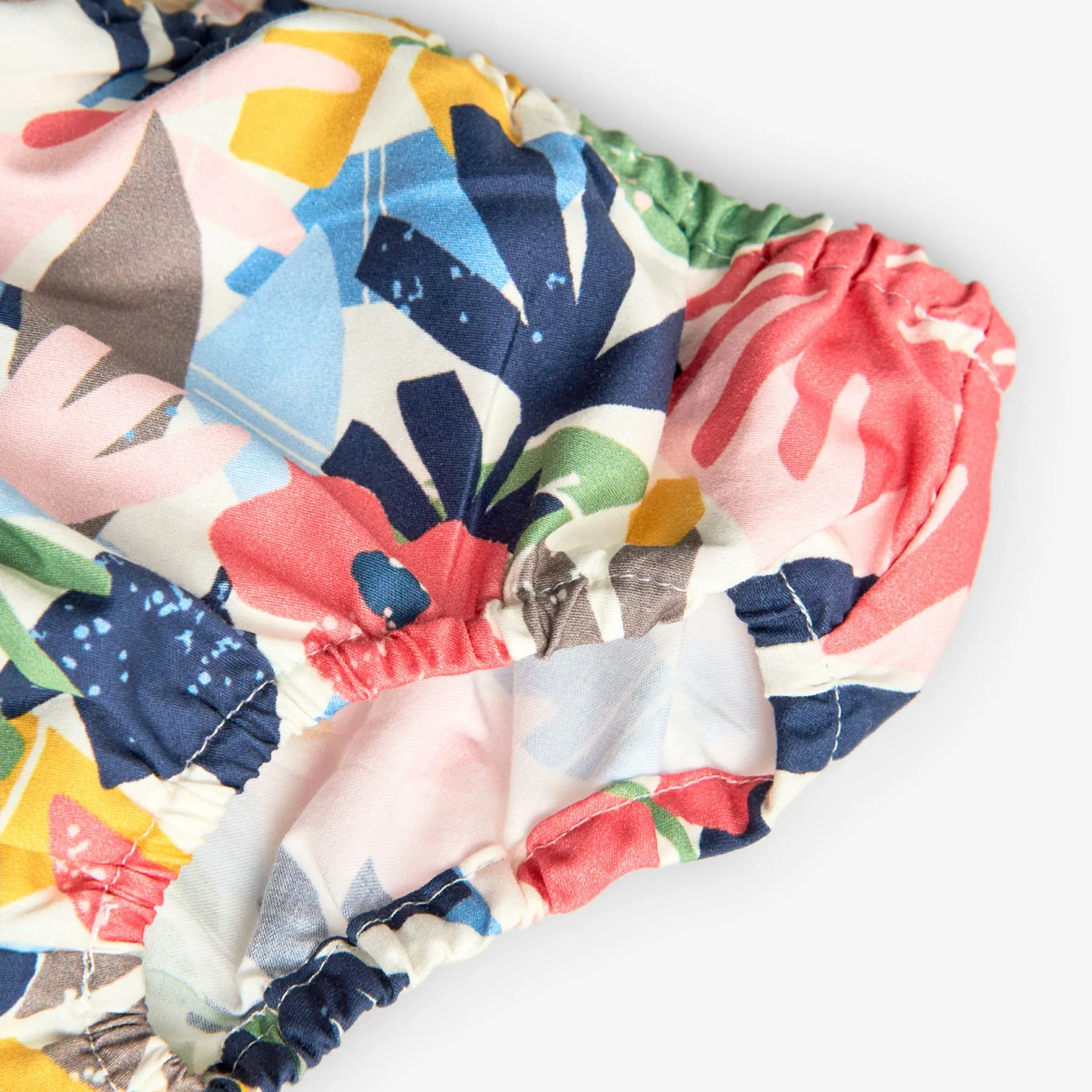 Boboli Girls Satin Summer Floral Dress