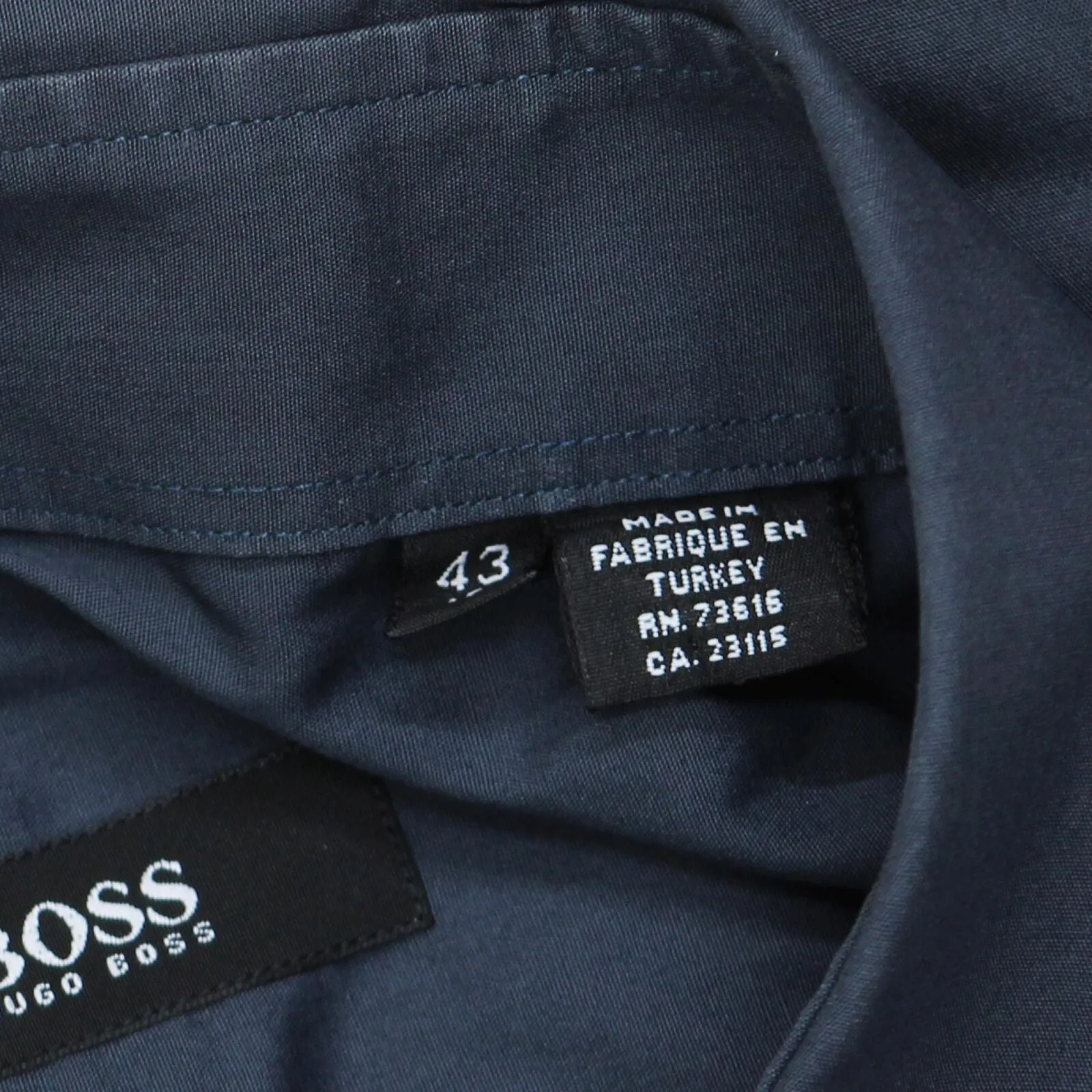 Boss by Hugo Boss Mens No Button Cuff Links French Up Dress Shirt Slate 43 17