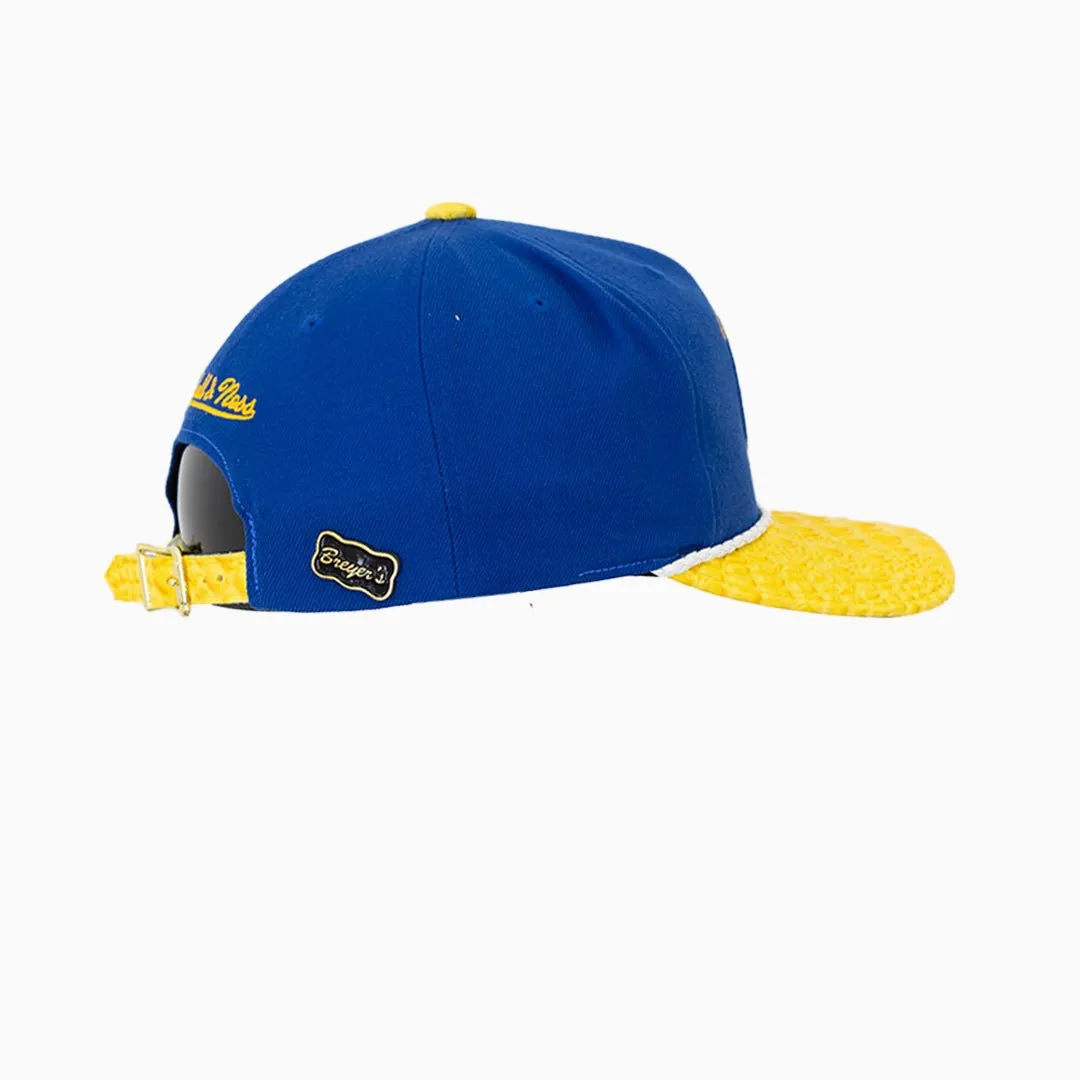 Breyer's Buck 50 Golden State Warriors Hat With Leather Visor