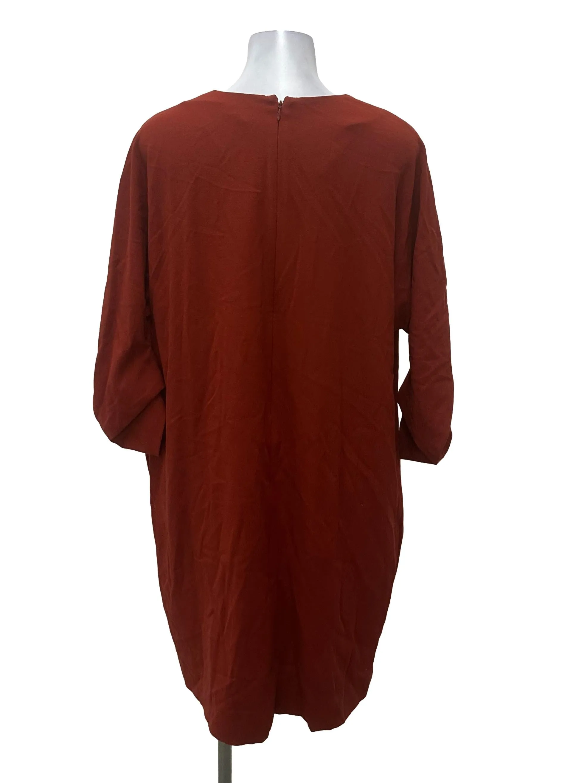 Brick Red Dress