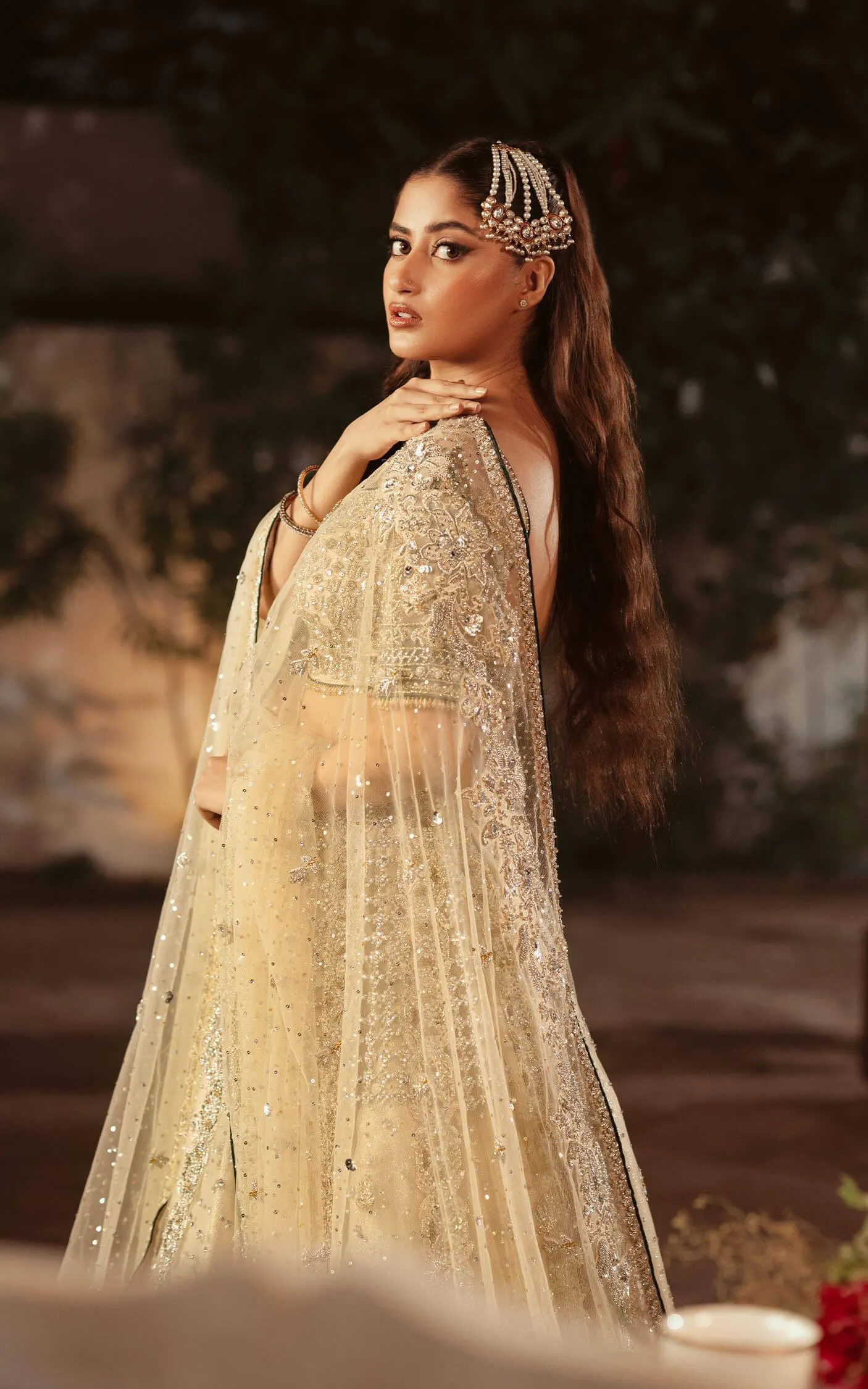 Bridal Wedding Dress in Premium Choli Lehenga Style