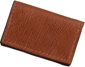 Brown American Bison Credit Card & Business Card Wallet