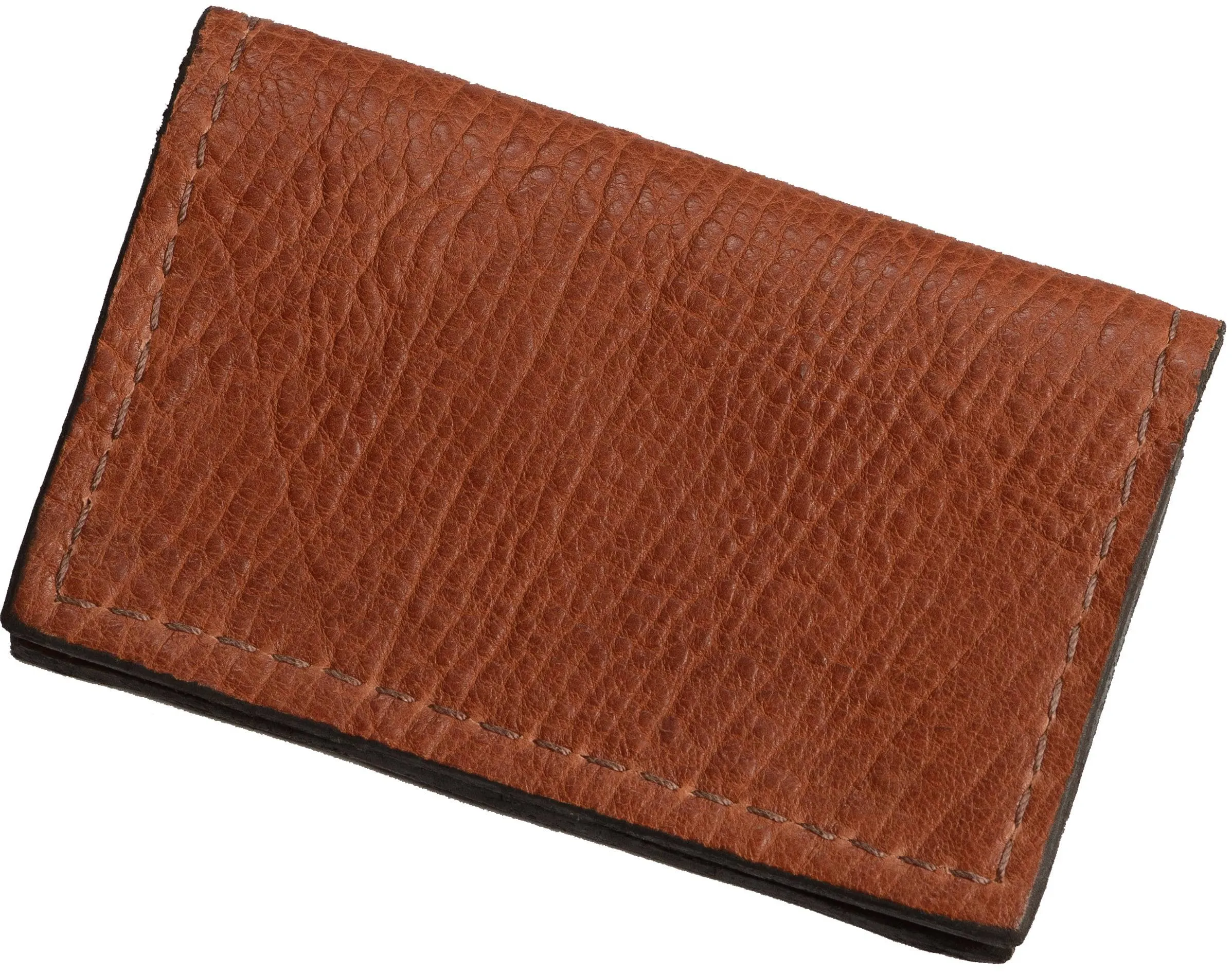 Brown American Bison Credit Card & Business Card Wallet