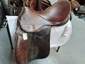Brown Gfs 17" General purpose leather saddle FREE POSTAGE 🔵