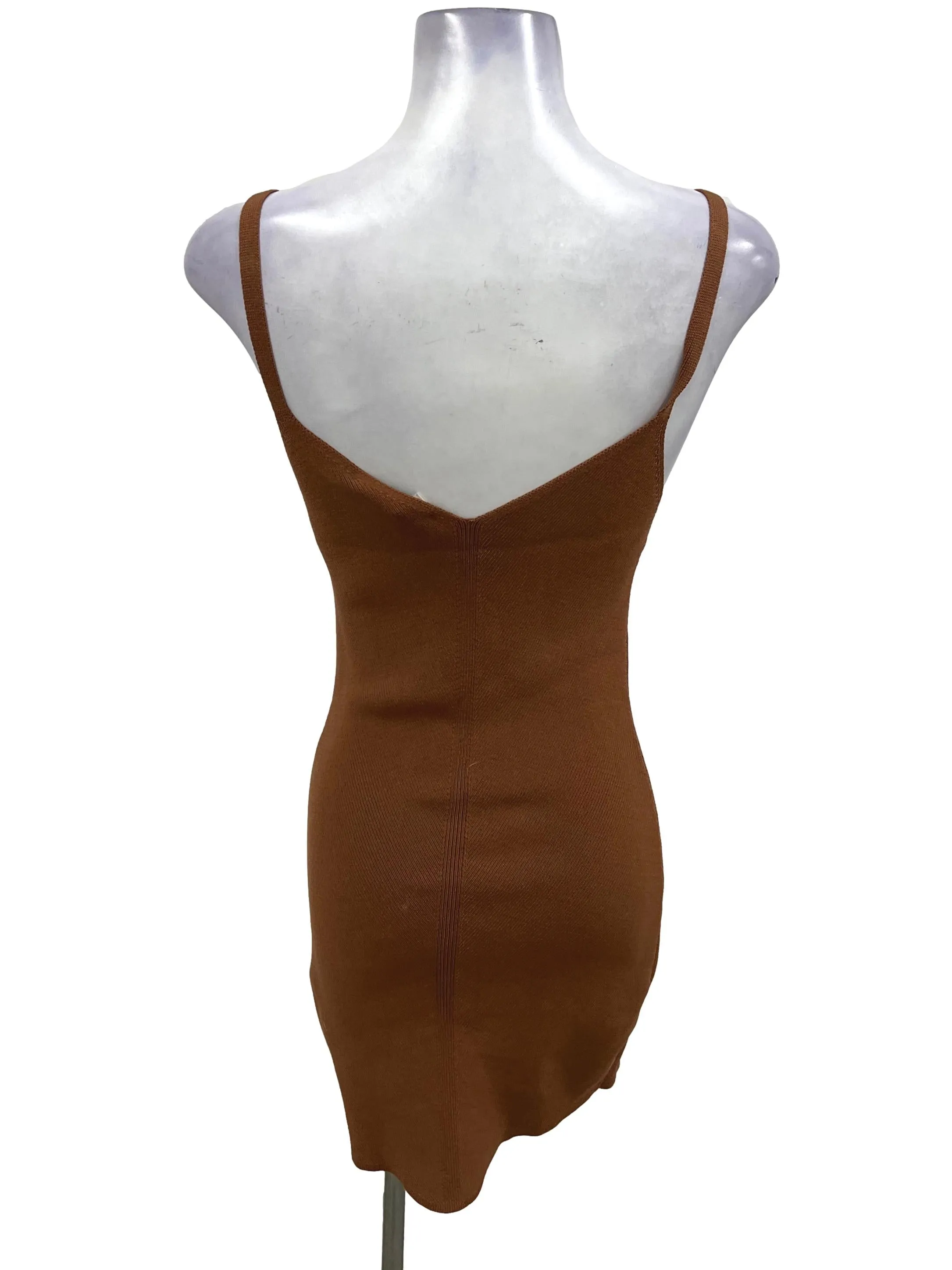 Brown Knit Dress