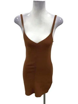 Brown Knit Dress