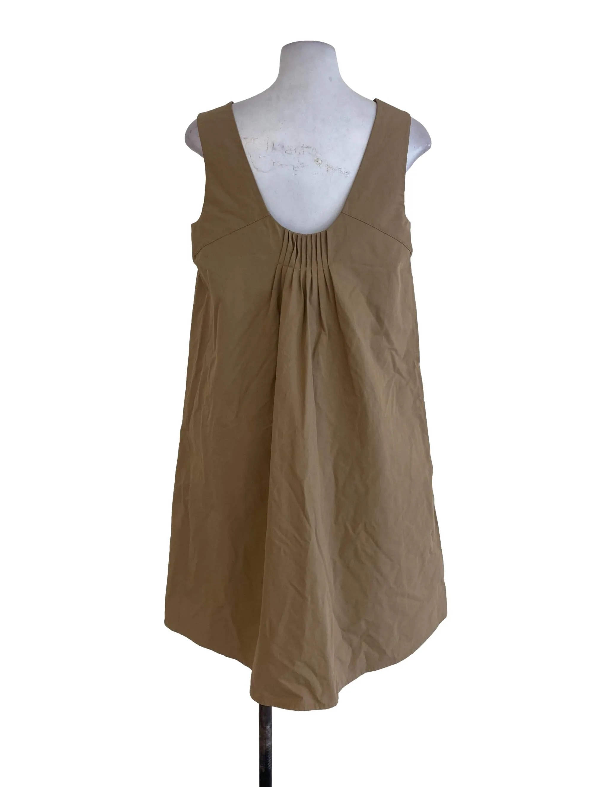 Brown Plain Dress