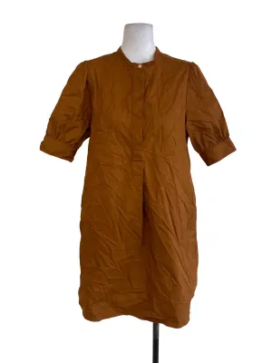 Brown Plain Dress