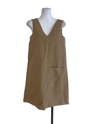 Brown Plain Dress