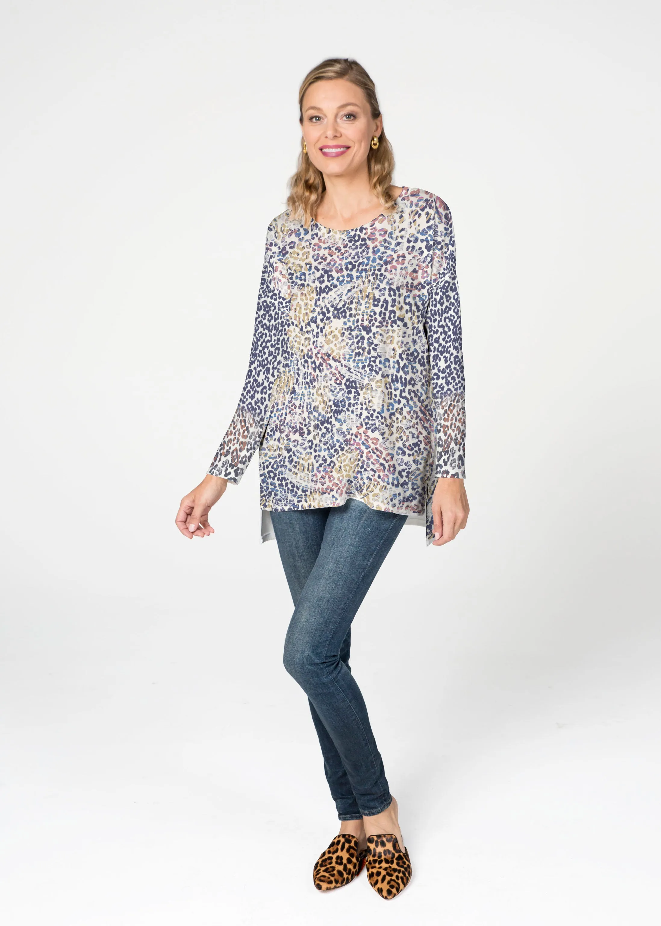 Brushed Jaguar Beige  (7660) Slouchy Butterknit Top