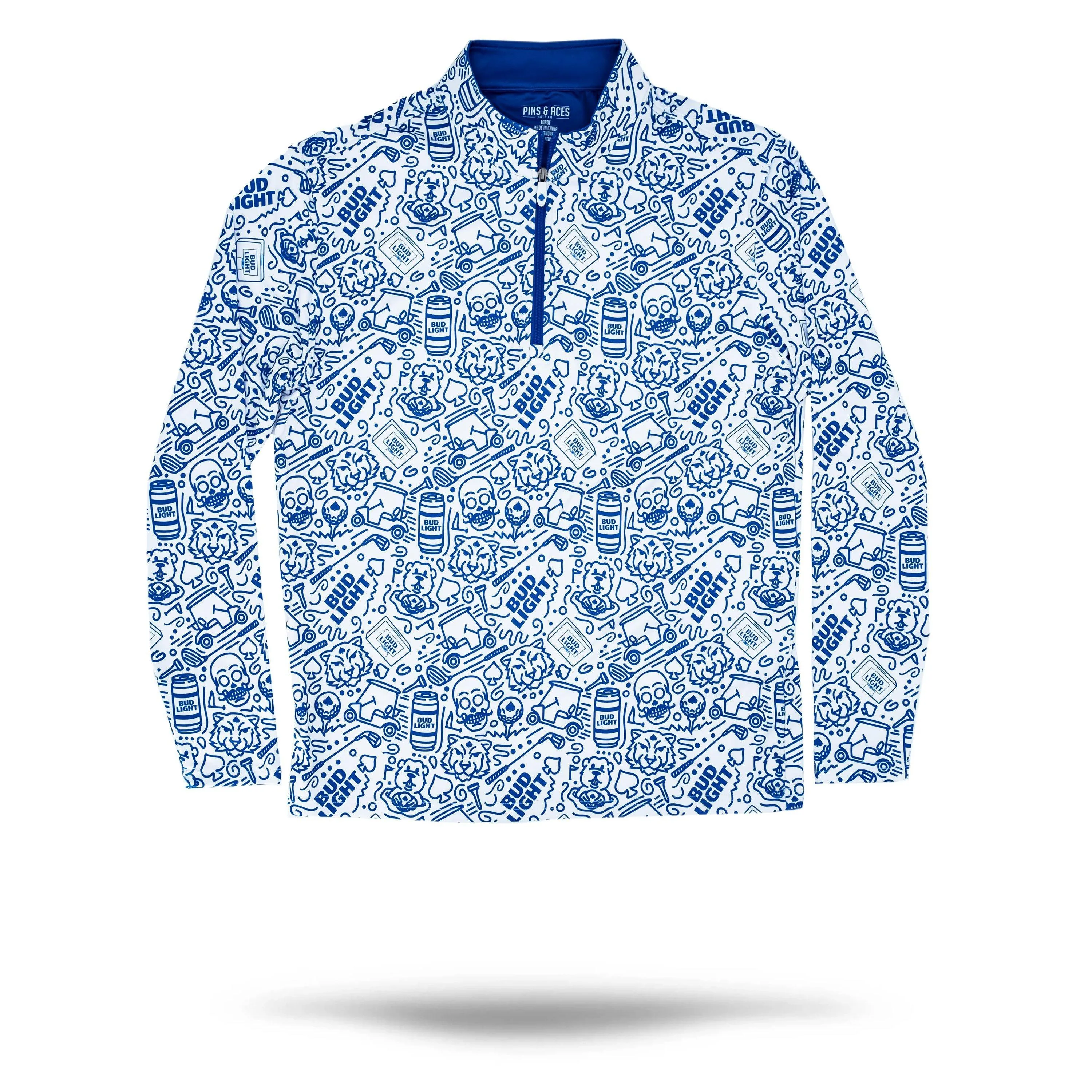 Bud Light Pins & Aces 1/4 Zip
