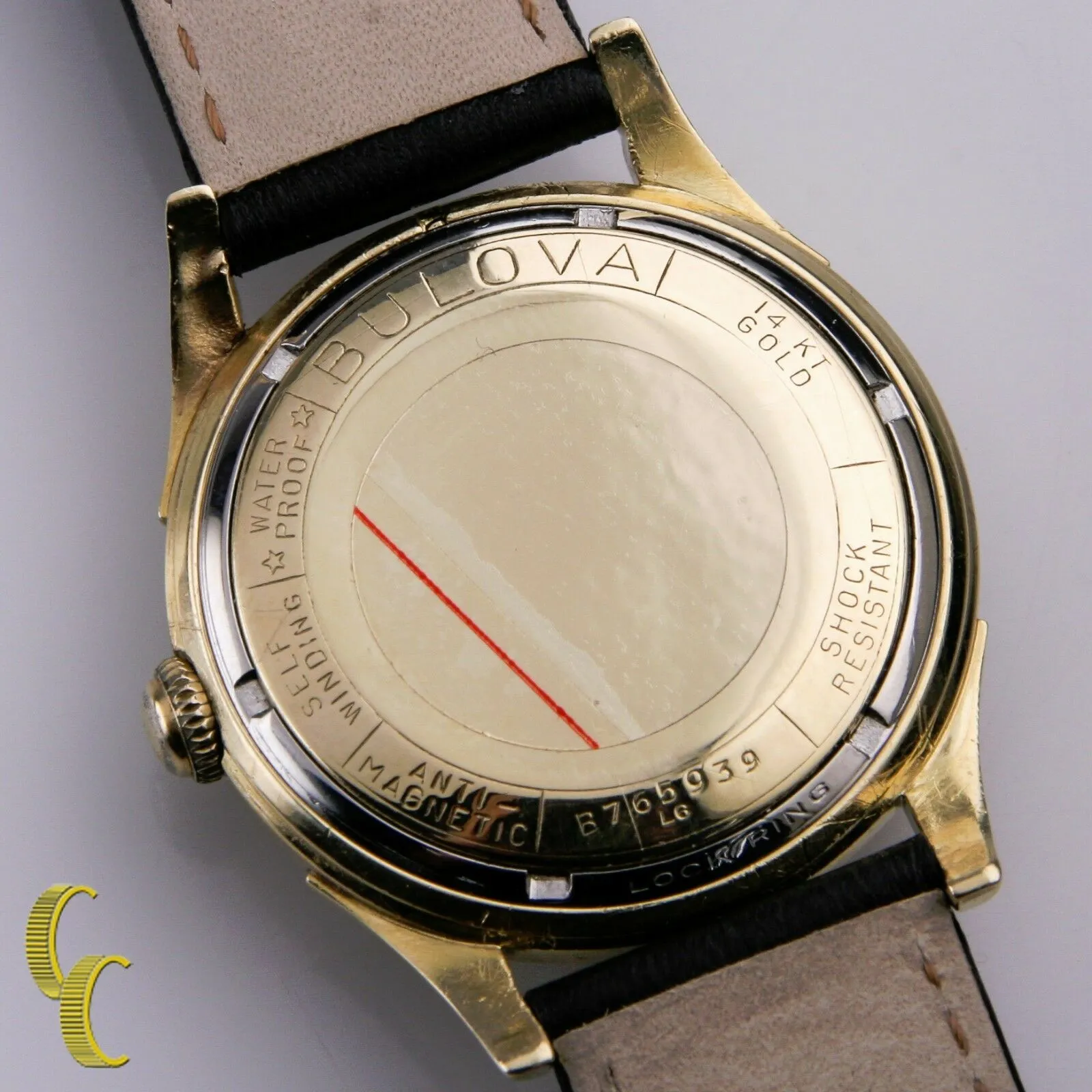 Bulova 14k Yellow Gold Vintage 1956 Self Winding (Automatic) Men's Watch
