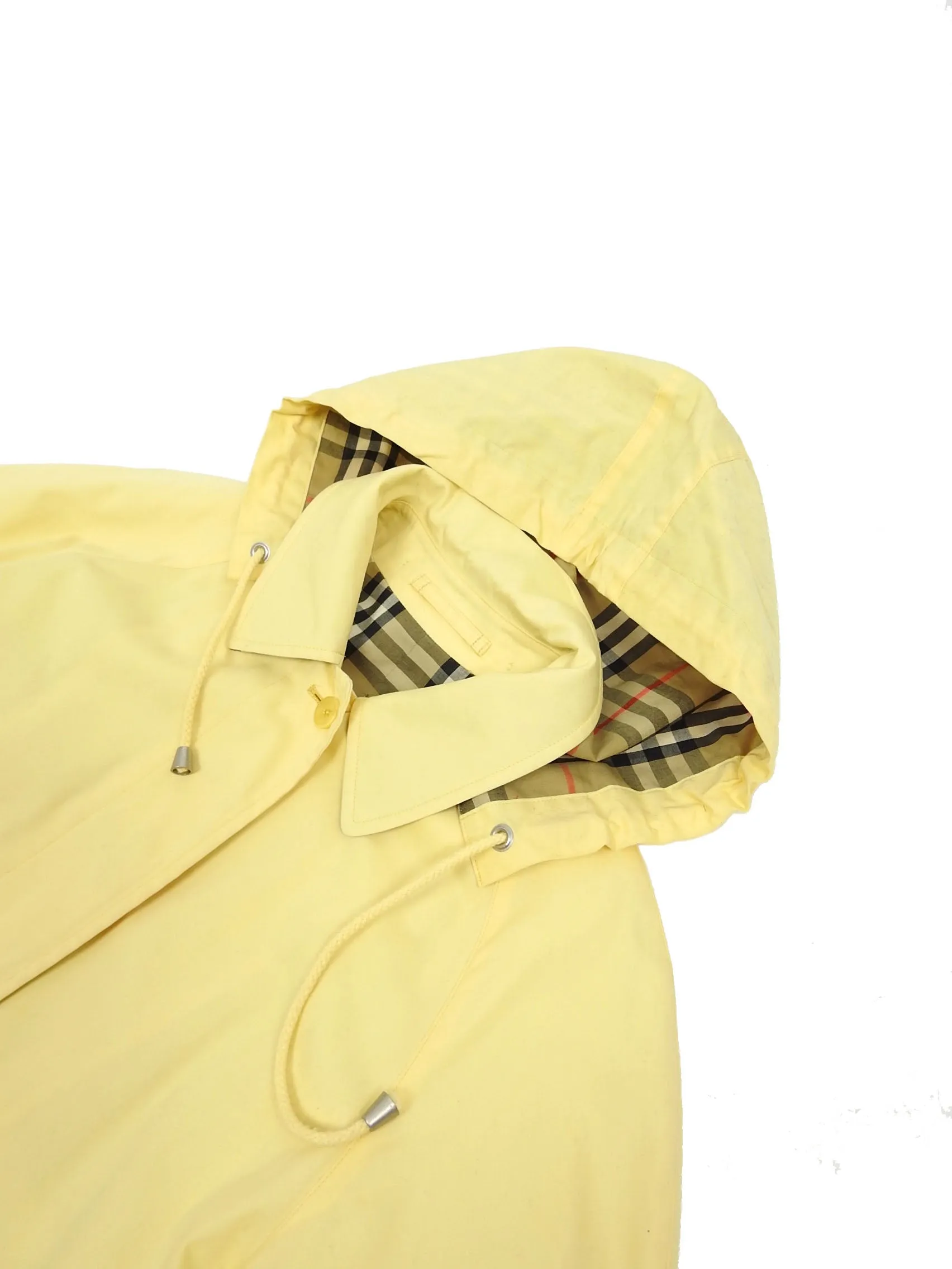 Burberrys Vintage Yellow Trench Coat Fits a Medium