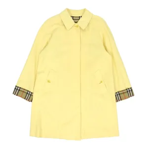 Burberrys Vintage Yellow Trench Coat Fits a Medium