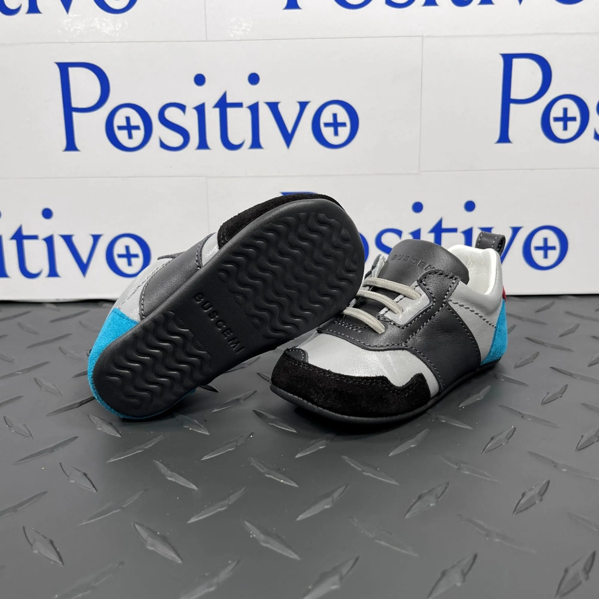 Buscemi Ventura Baby Grey Trio Sneakers