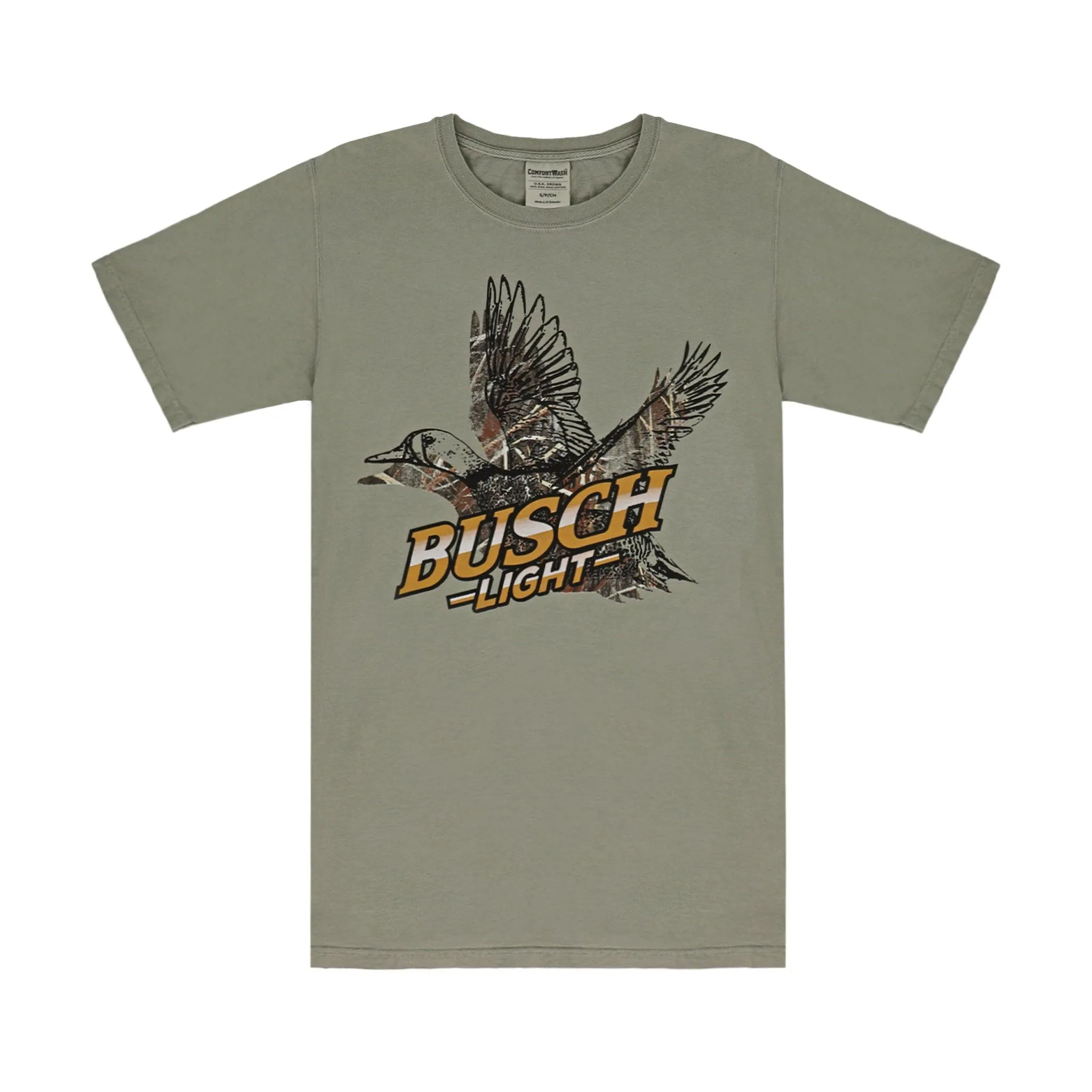 Busch Light Camo Can Duck T Shirt