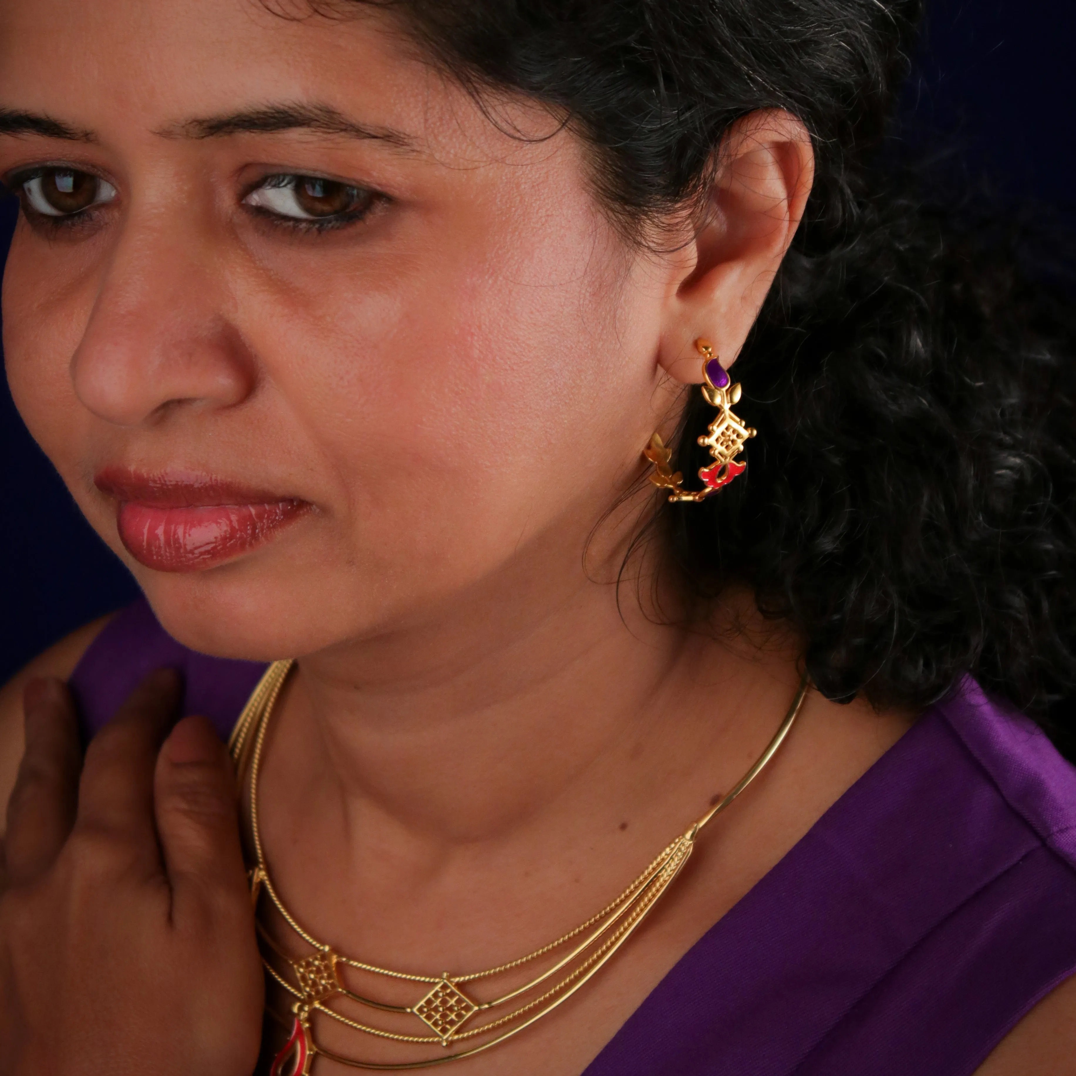 Buti Hoop Silver Earrings By Moha